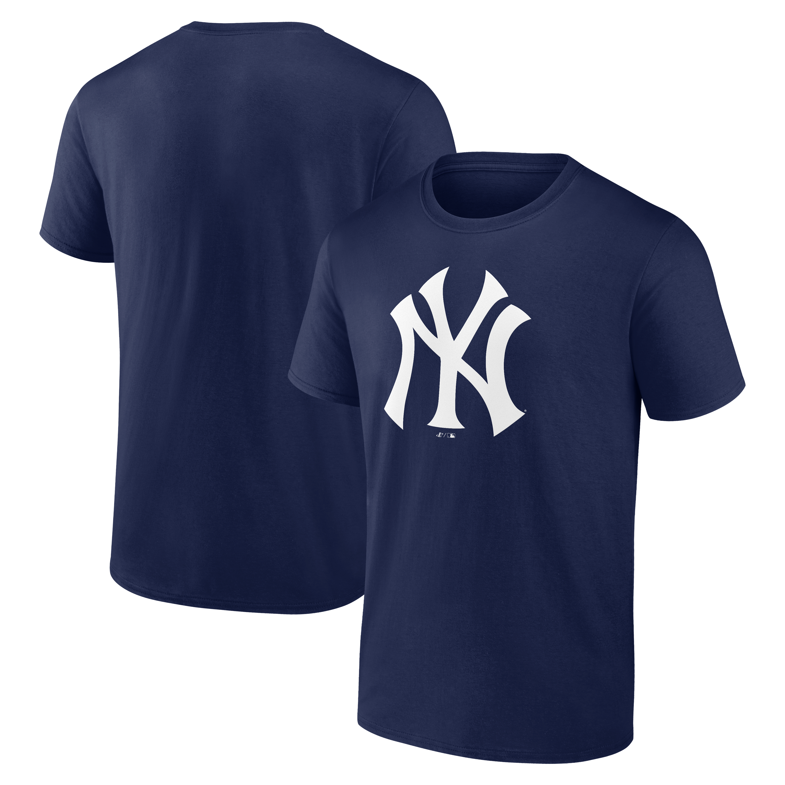 Men's Logo Athletic Navy New York Yankees Official Logo T-Shirt