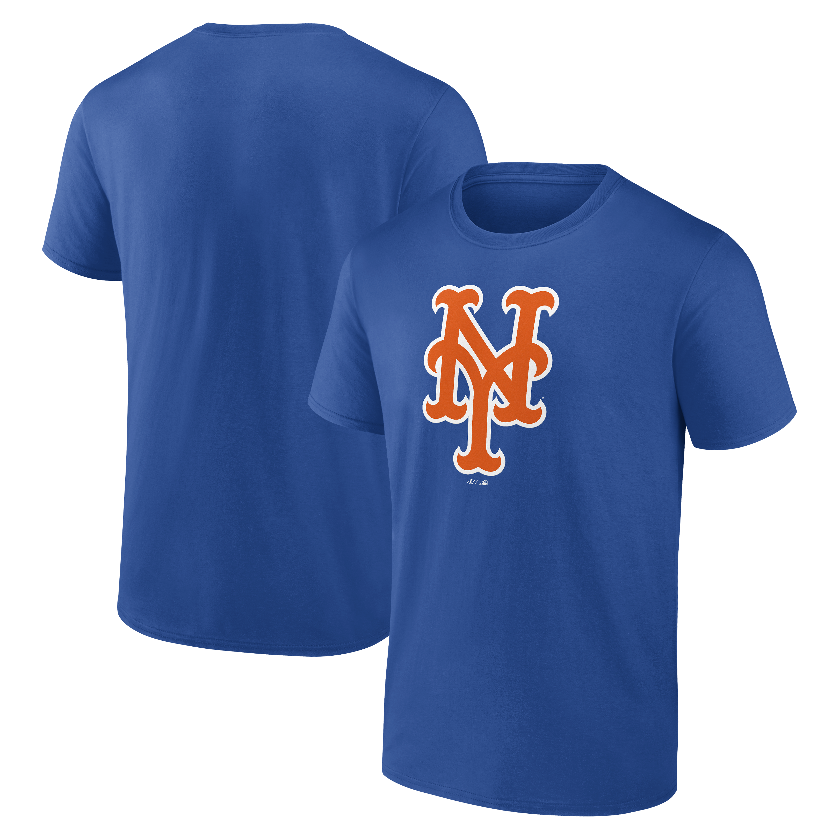 Men's Logo Athletic Royal New York Mets Official Logo T-Shirt