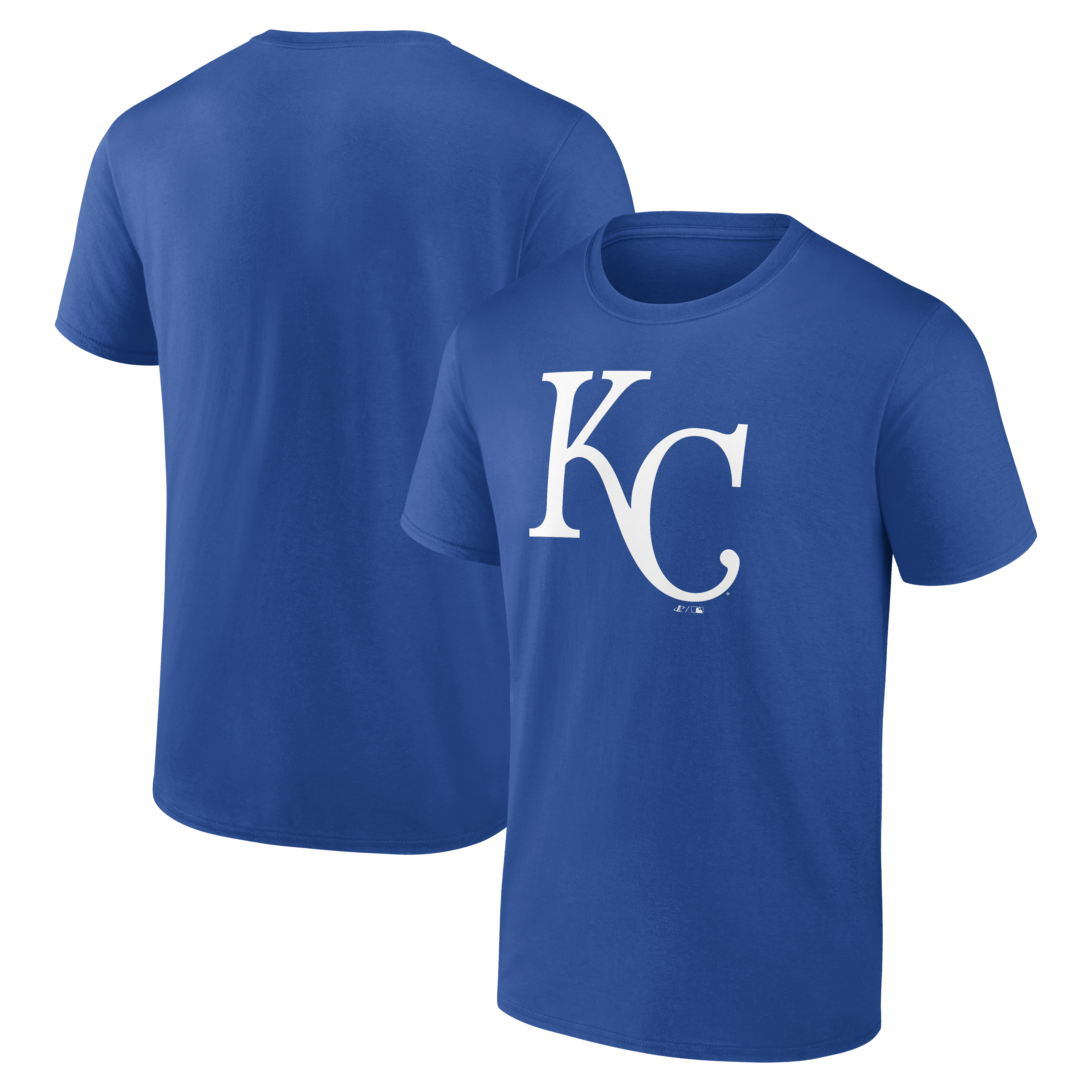 Men's Logo Athletic Royal Kansas City Royals Official Logo T-Shirt