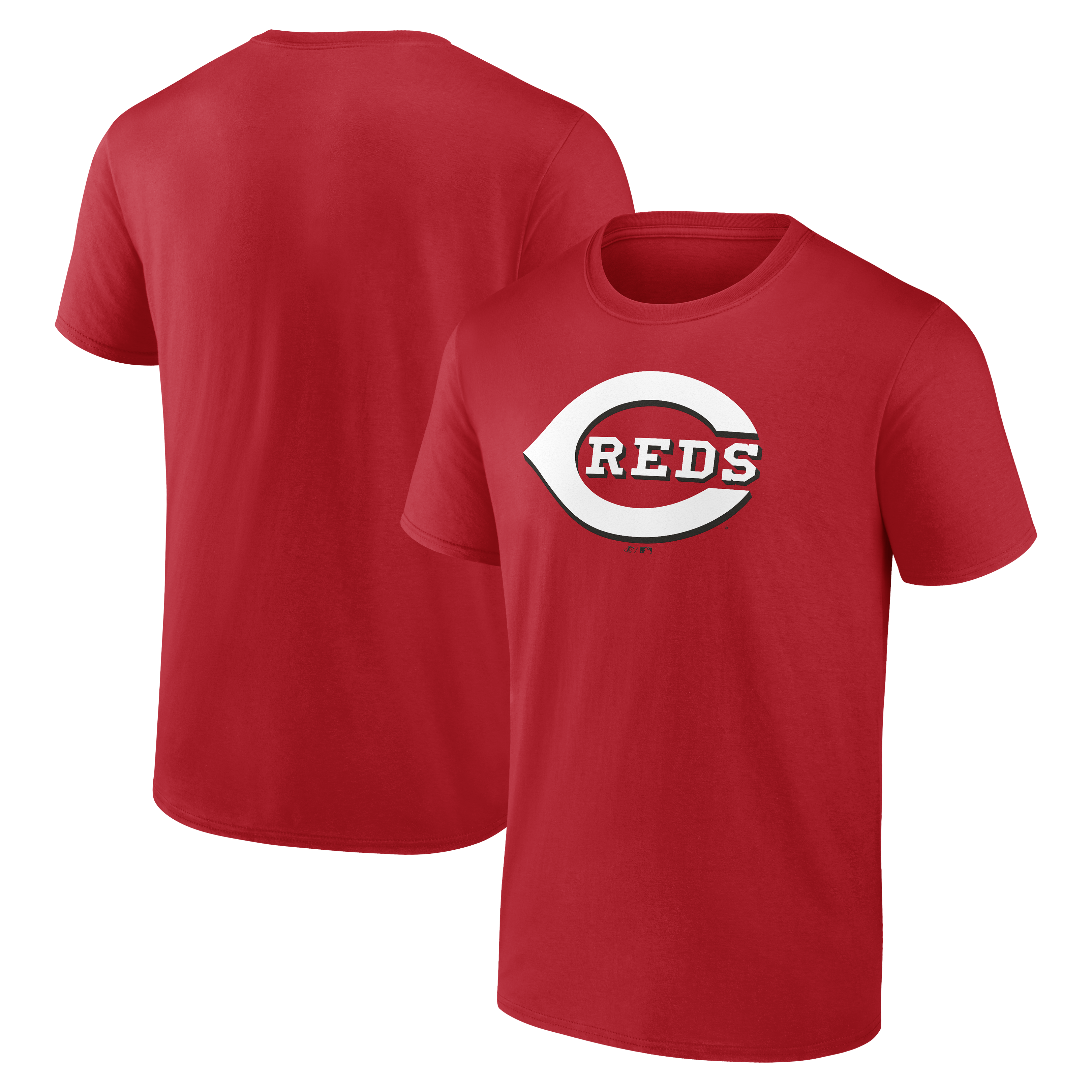 Men's Logo Athletic Red Cincinnati Reds Official Logo T-Shirt