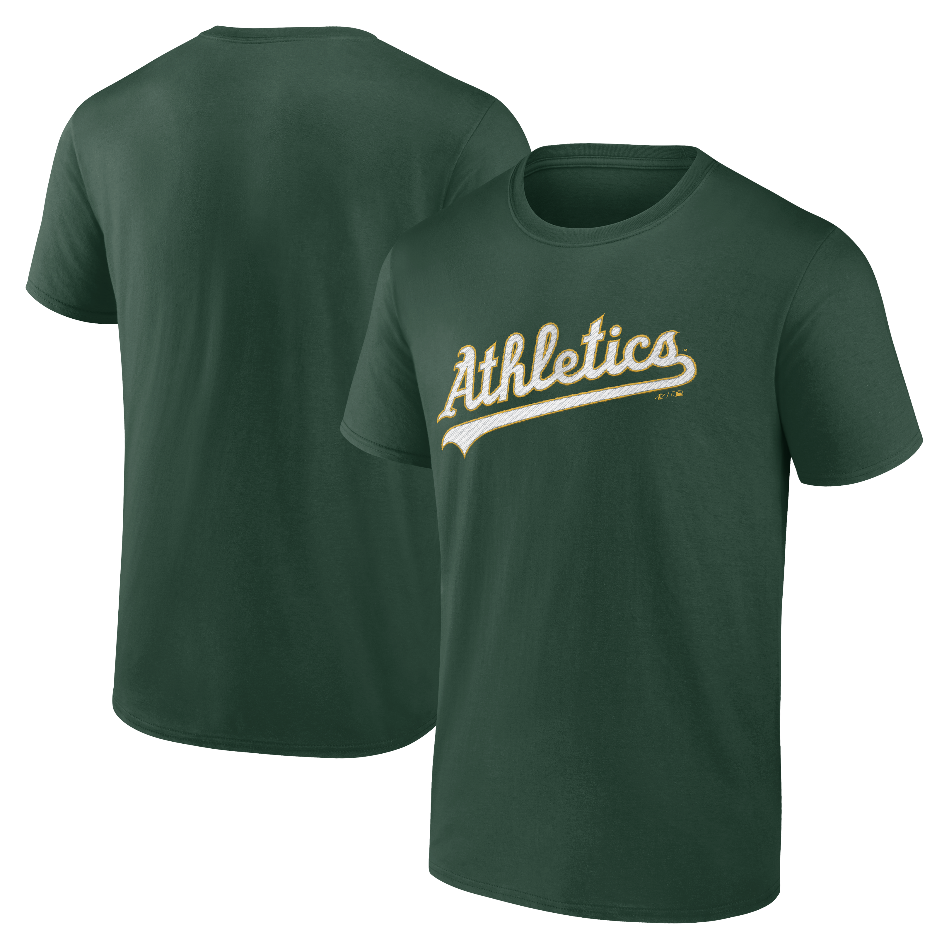 Men's Logo Athletic Green Athletics Wordmark T-Shirt