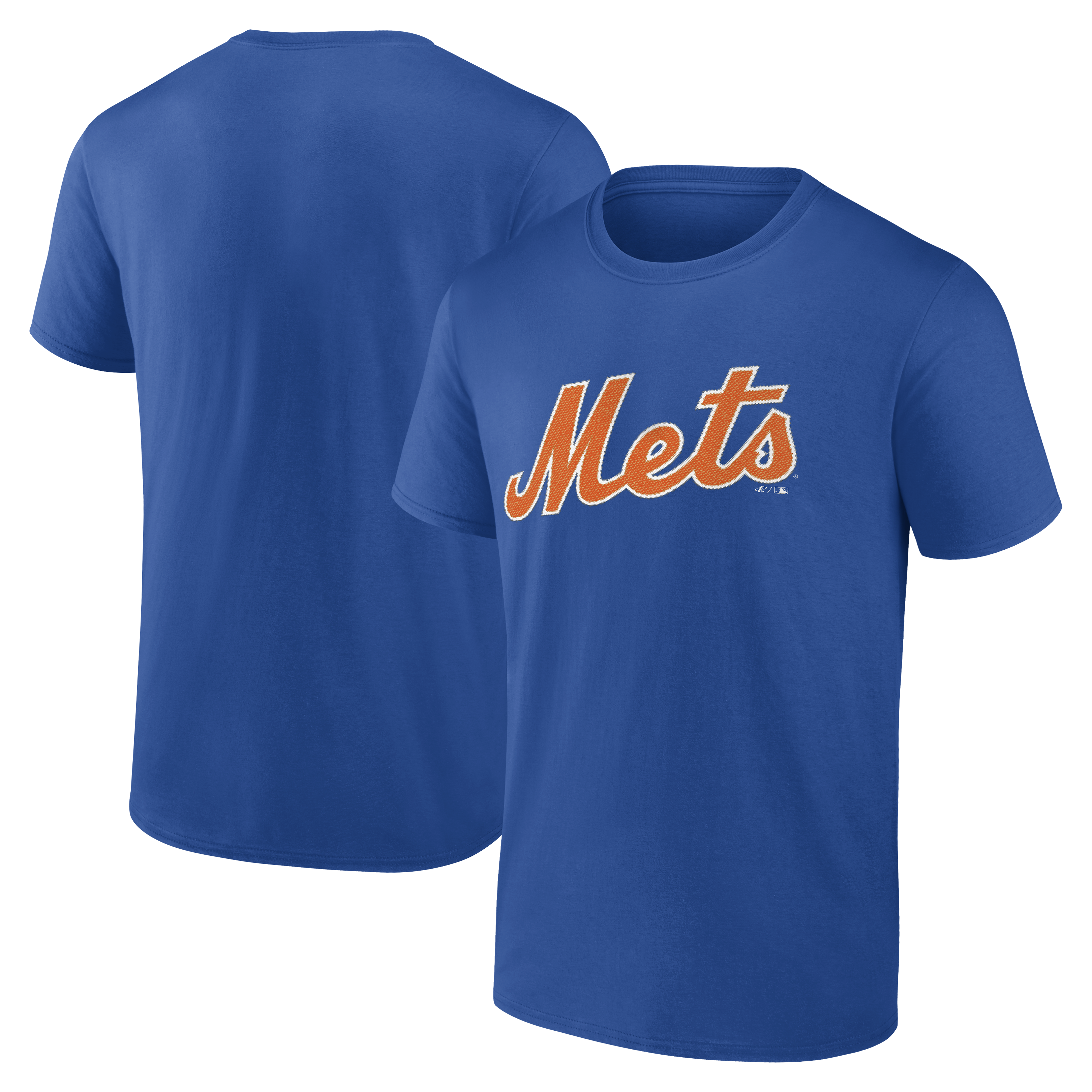 Men's Logo Athletic Royal New York Mets Wordmark T-Shirt