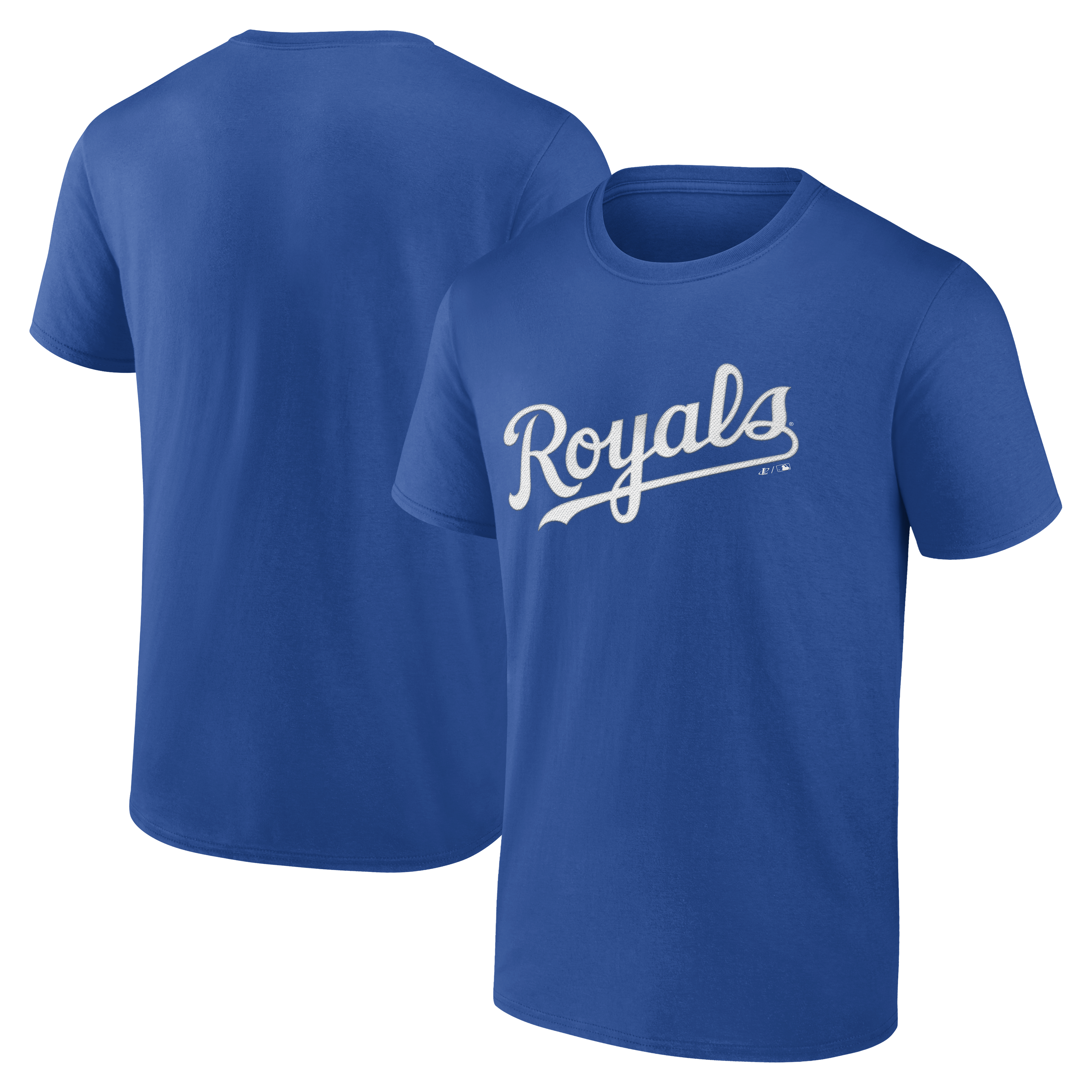 Men's Logo Athletic Royal Kansas City Royals Wordmark T-Shirt