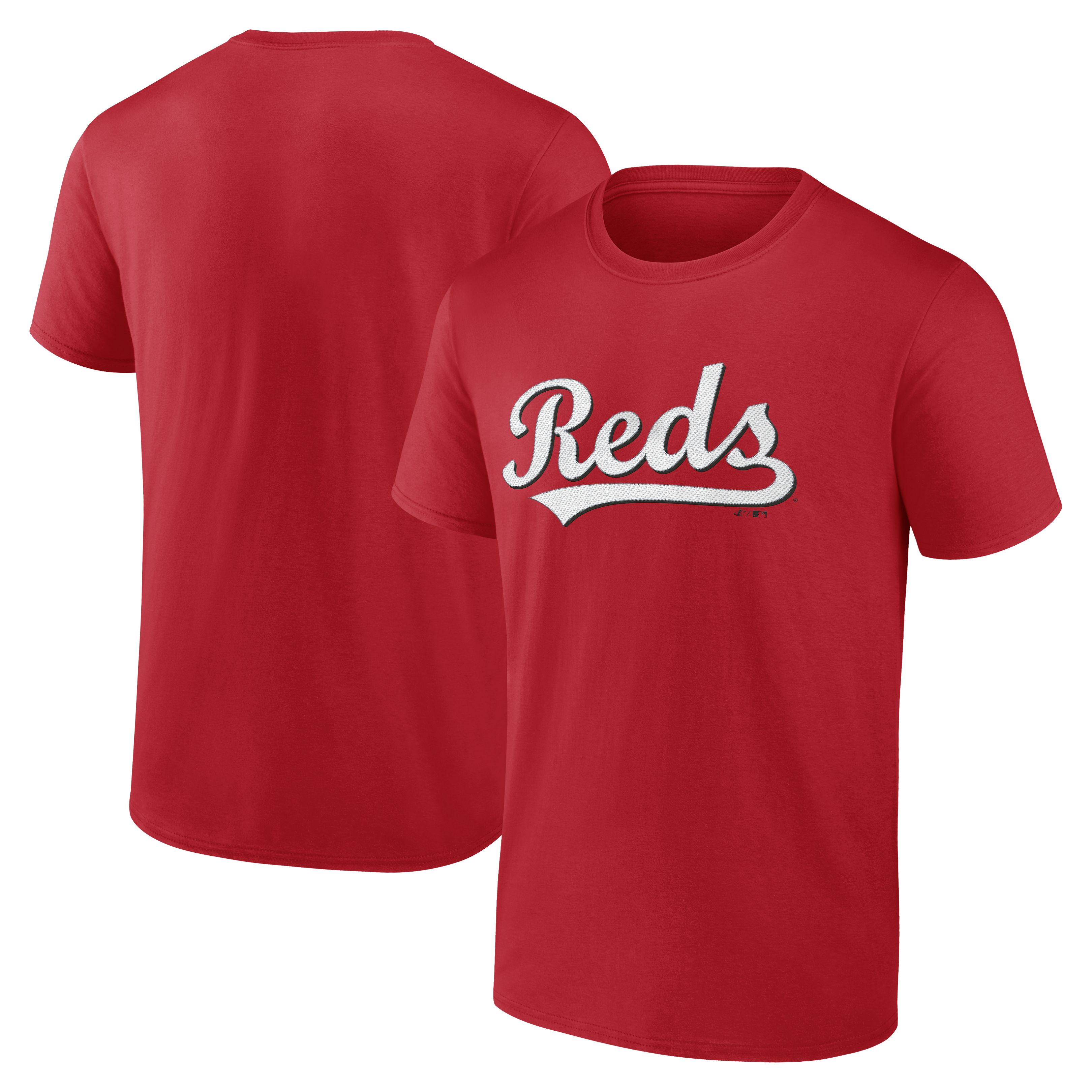 Men's Logo Athletic Red Cincinnati Reds Wordmark T-Shirt