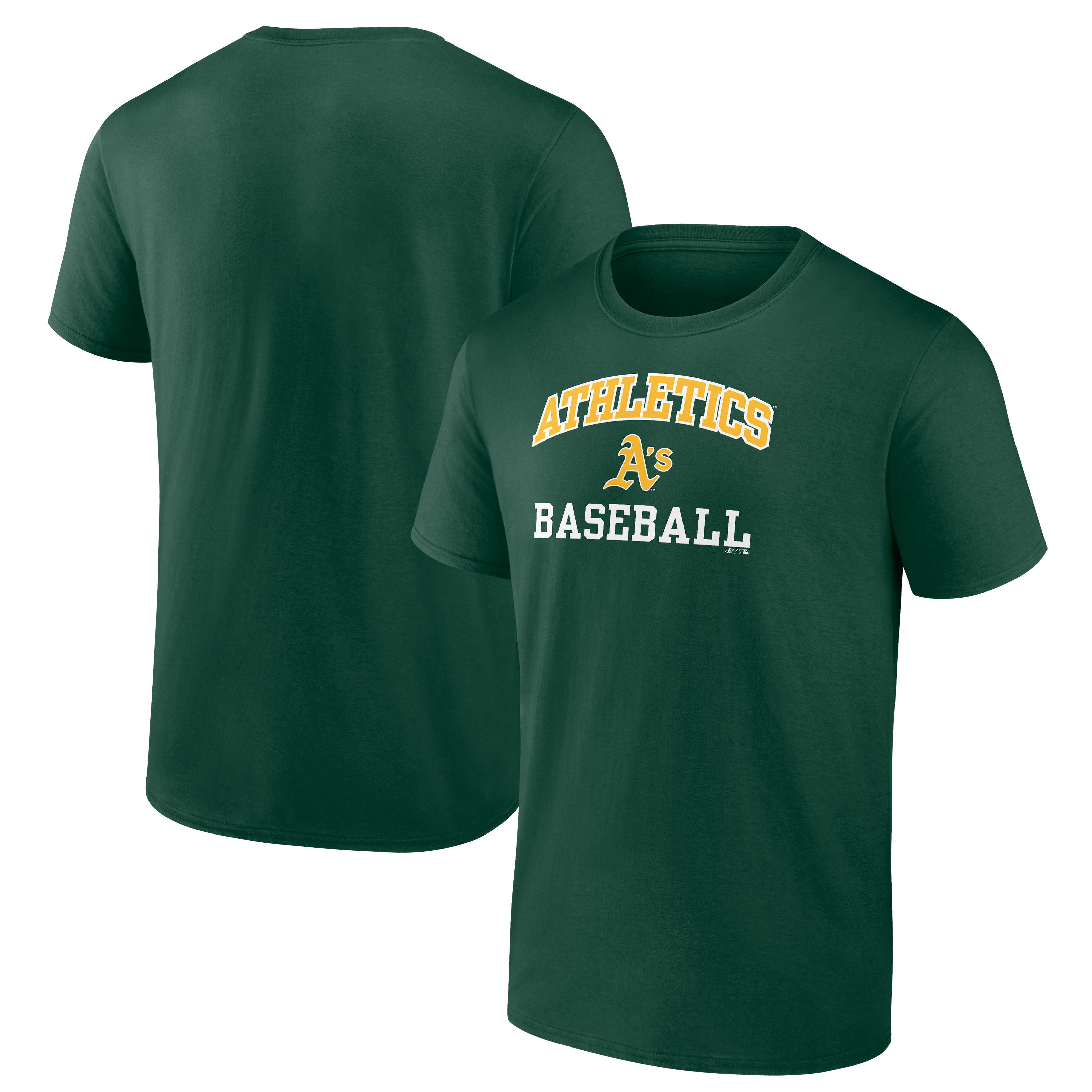 Men's Logo Athletic Green Athletics Heart and Soul T-Shirt