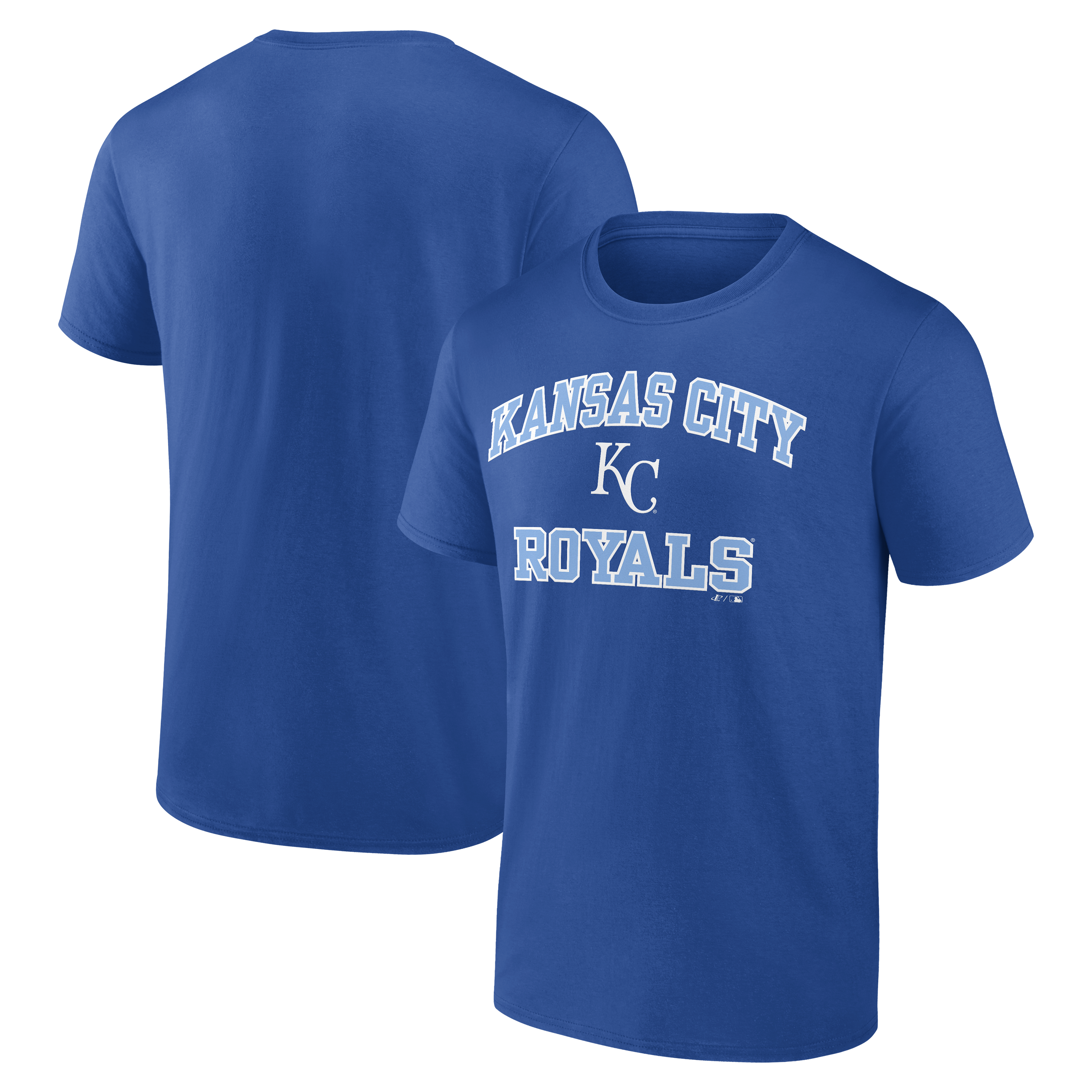 Men's Logo Athletic Royal Kansas City Royals Heart and Soul T-Shirt
