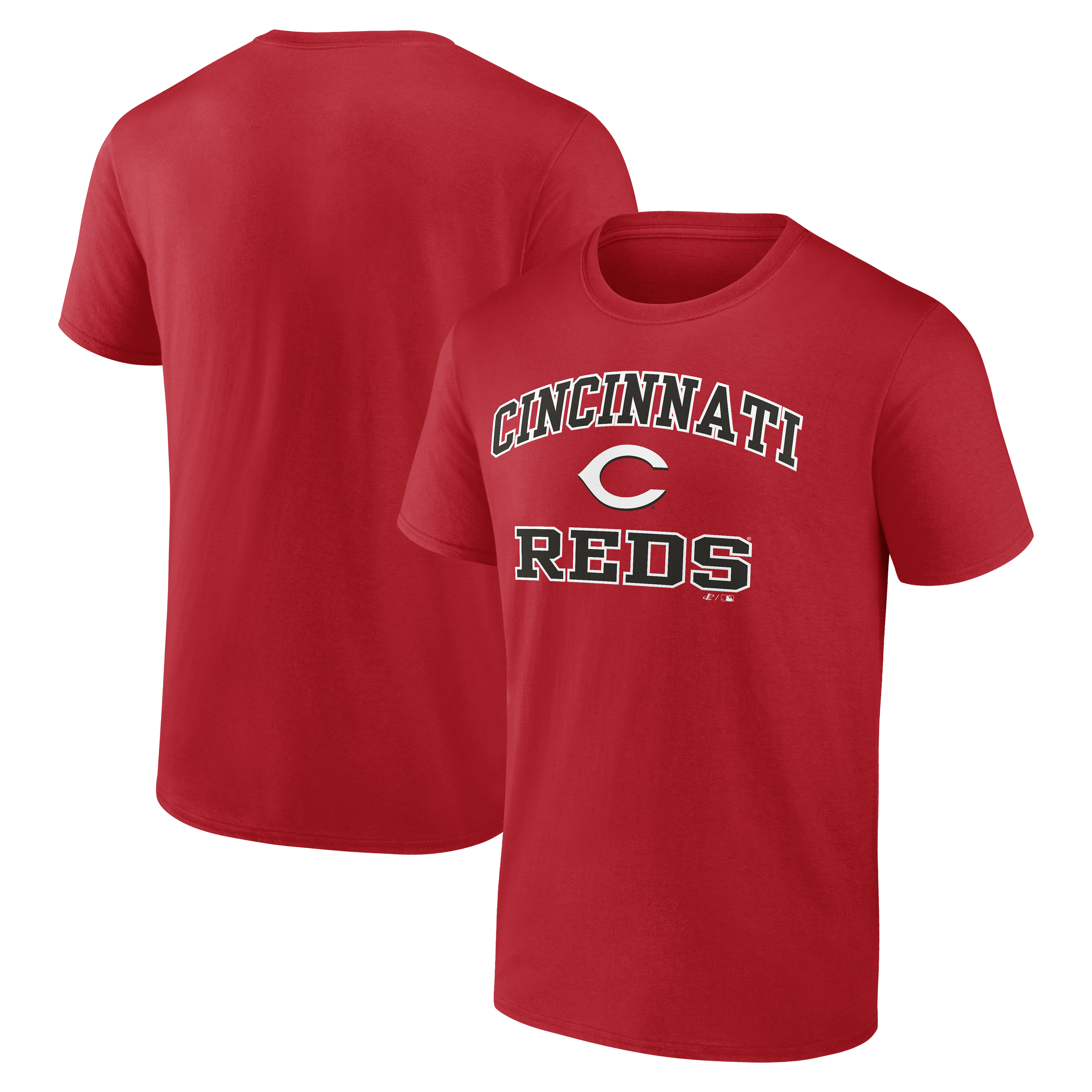 Men's Logo Athletic Red Cincinnati Reds Heart and Soul T-Shirt