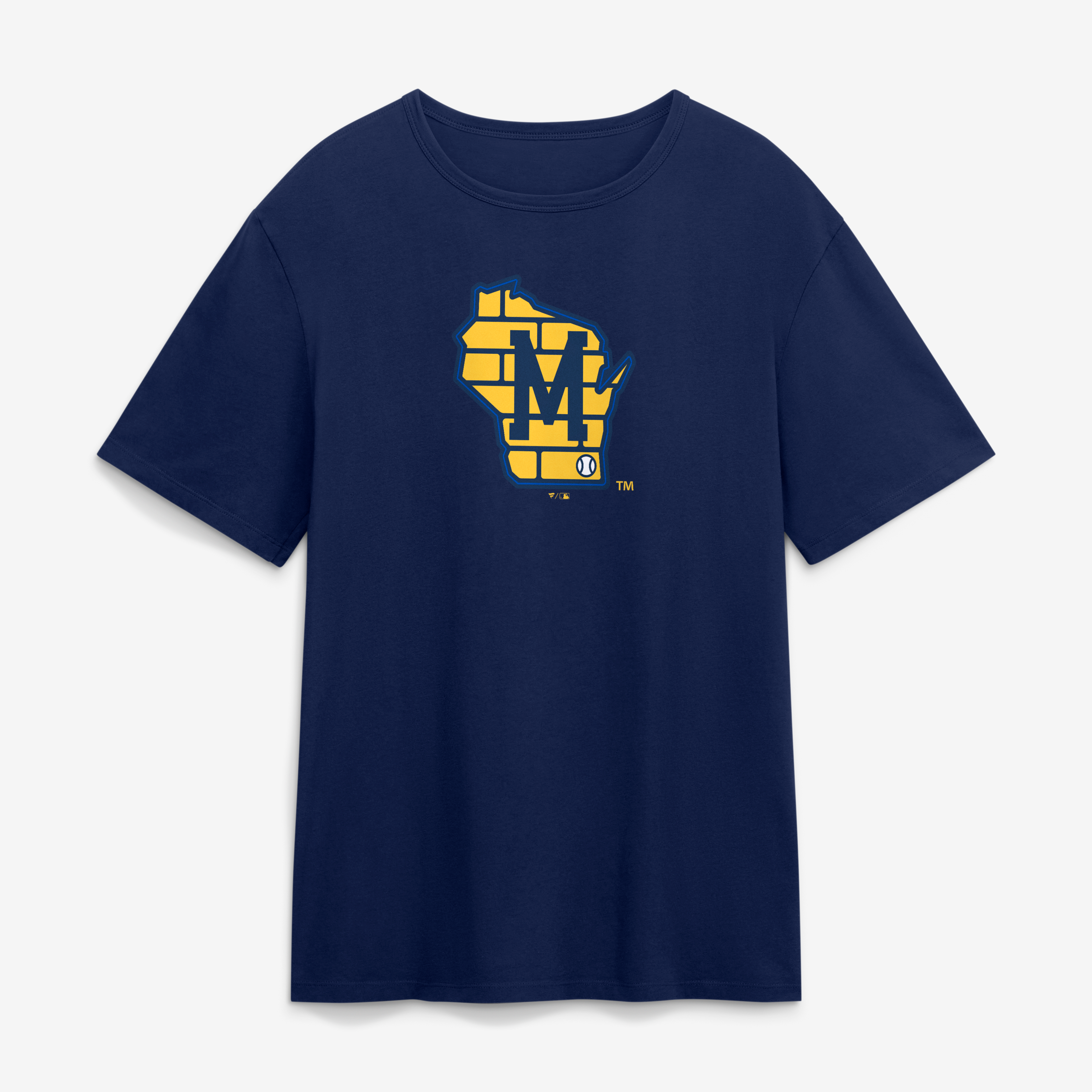 Men's Fanatics Navy Milwaukee Brewers Alternate Logo Legacy T-Shirt