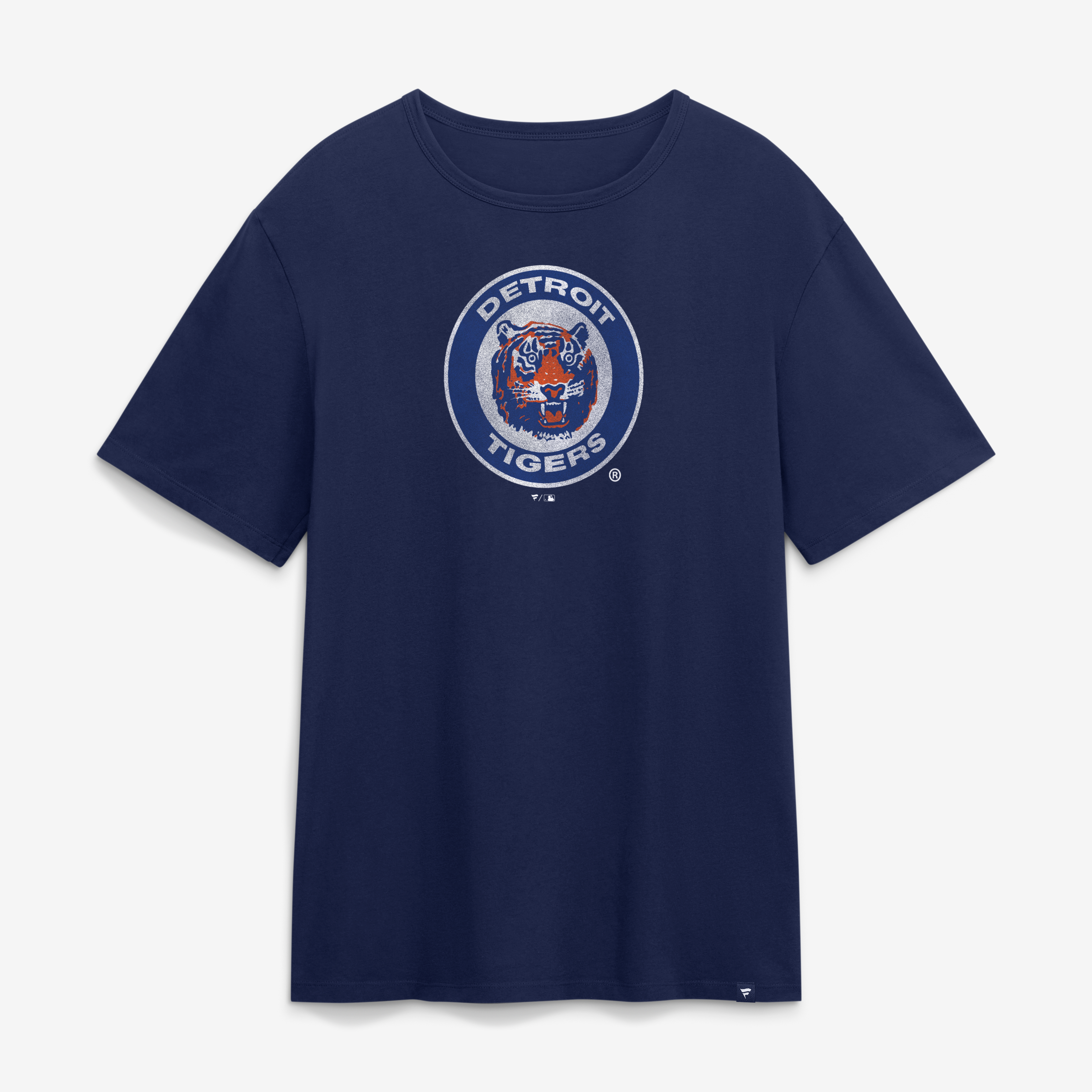 Men's Fanatics Navy Detroit Tigers Vintage Logo Legacy T-Shirt