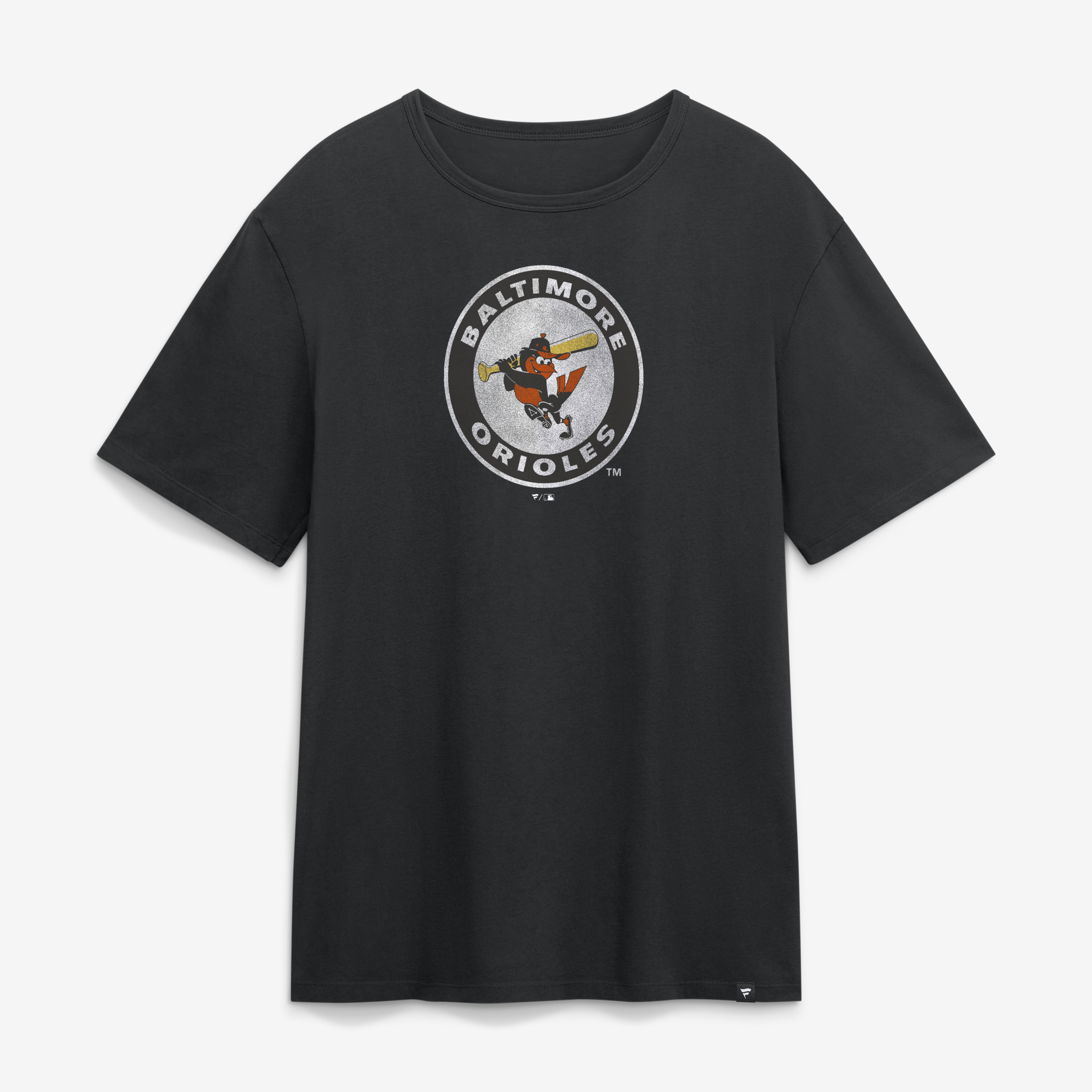 Men's Fanatics Black Baltimore Orioles Vintage Logo Legacy T-Shirt