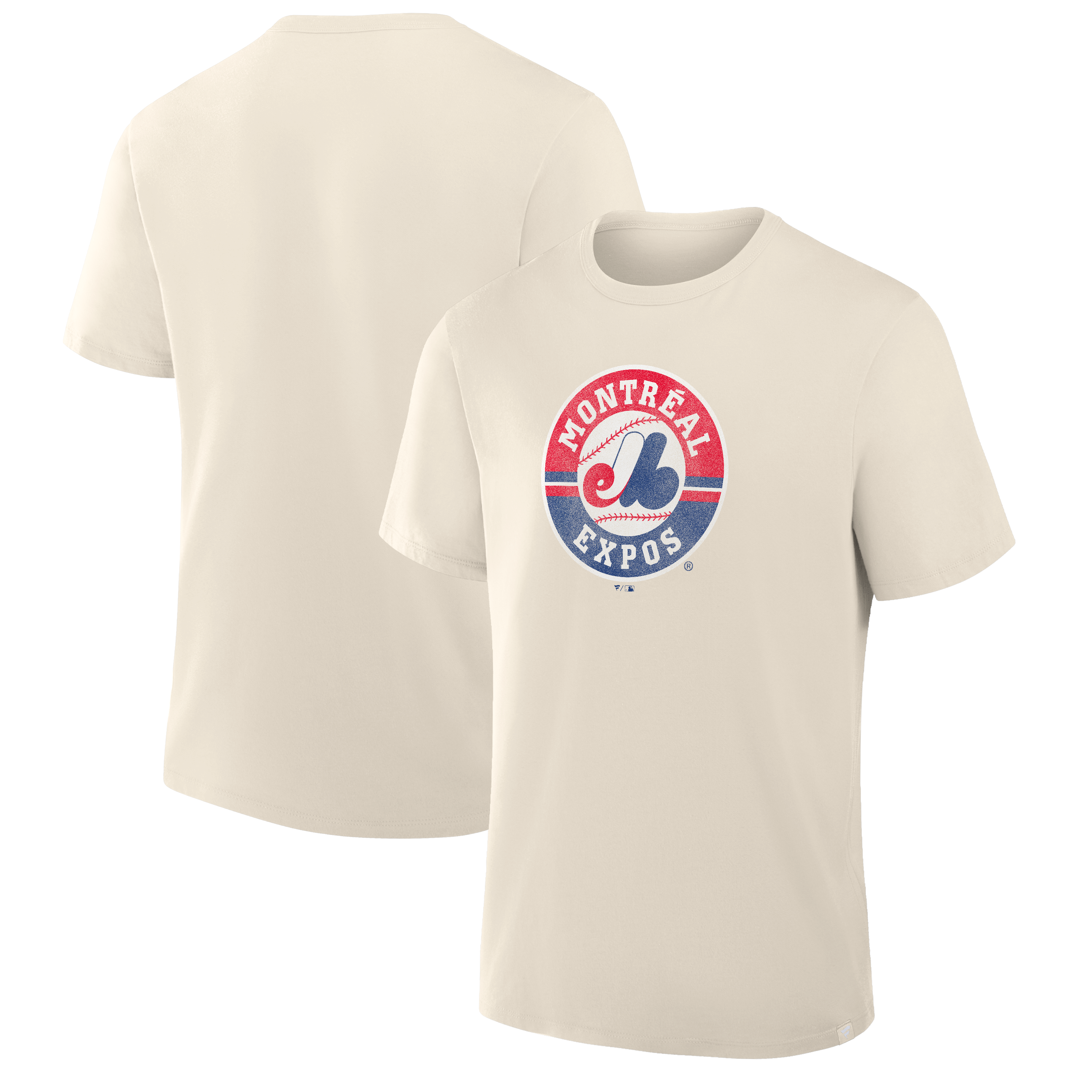 Men's Fanatics Tan Montreal Expos Alternate Logo Legacy T-Shirt