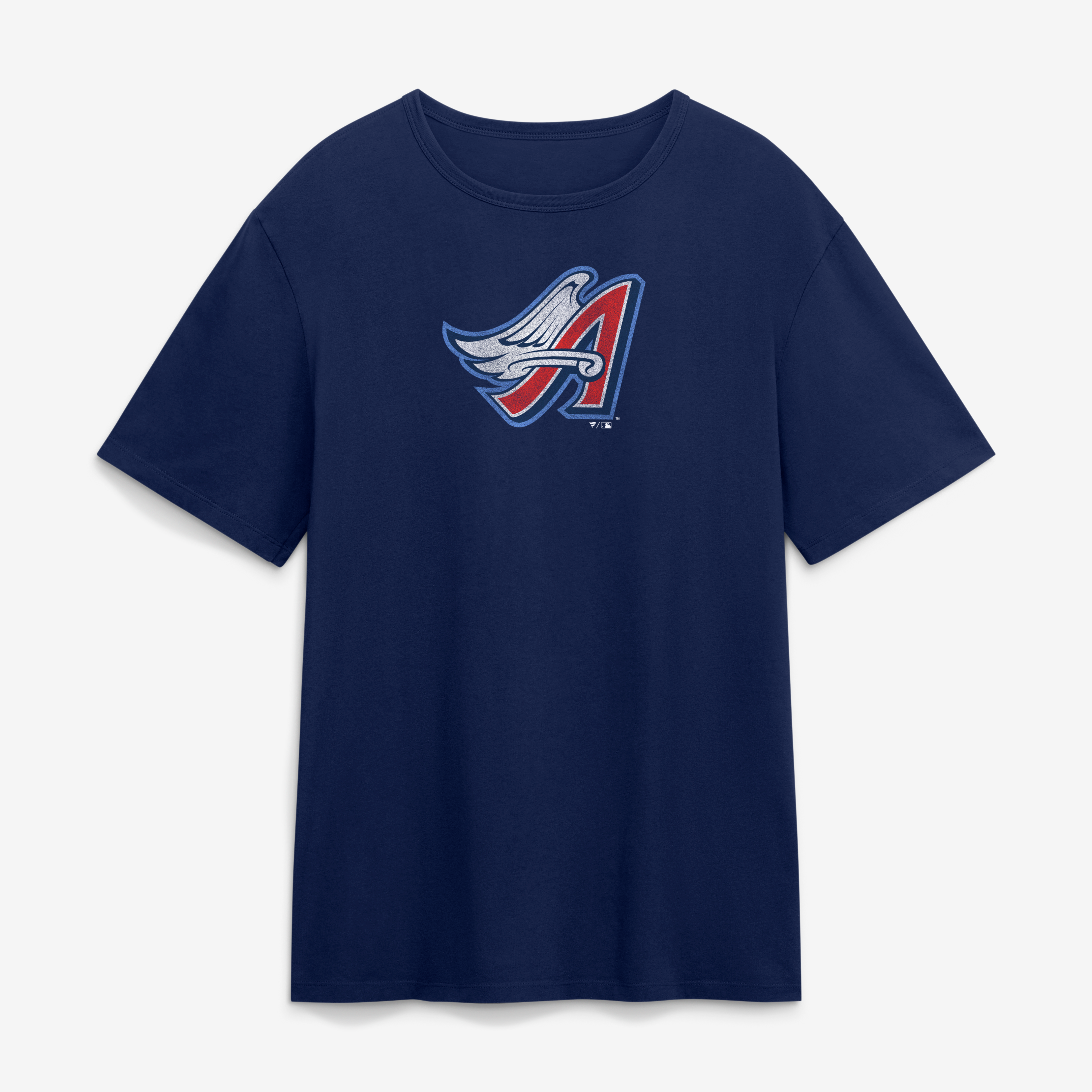 Men's Fanatics Navy California Angels Vintage Logo Legacy T-Shirt