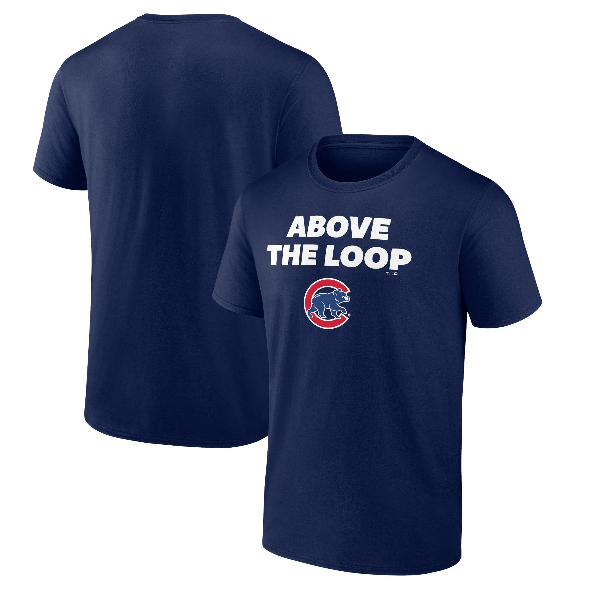 Men's Navy Chicago Cubs Hometown Collection The Loop T-Shirt