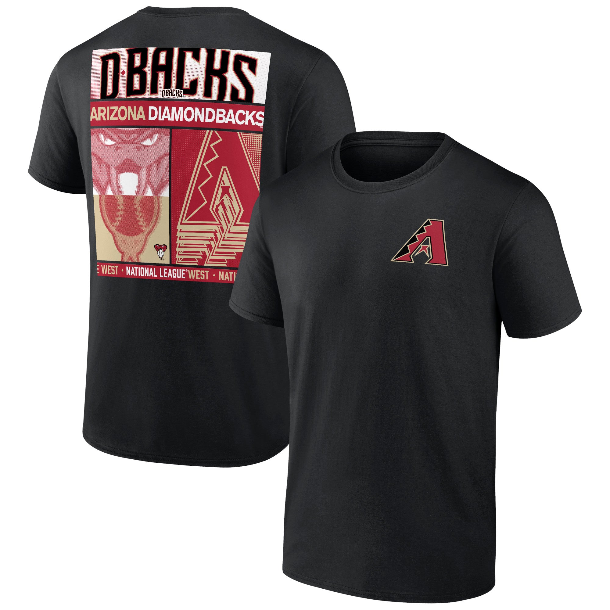Men's Black Arizona Diamondbacks In Good Graces T-Shirt