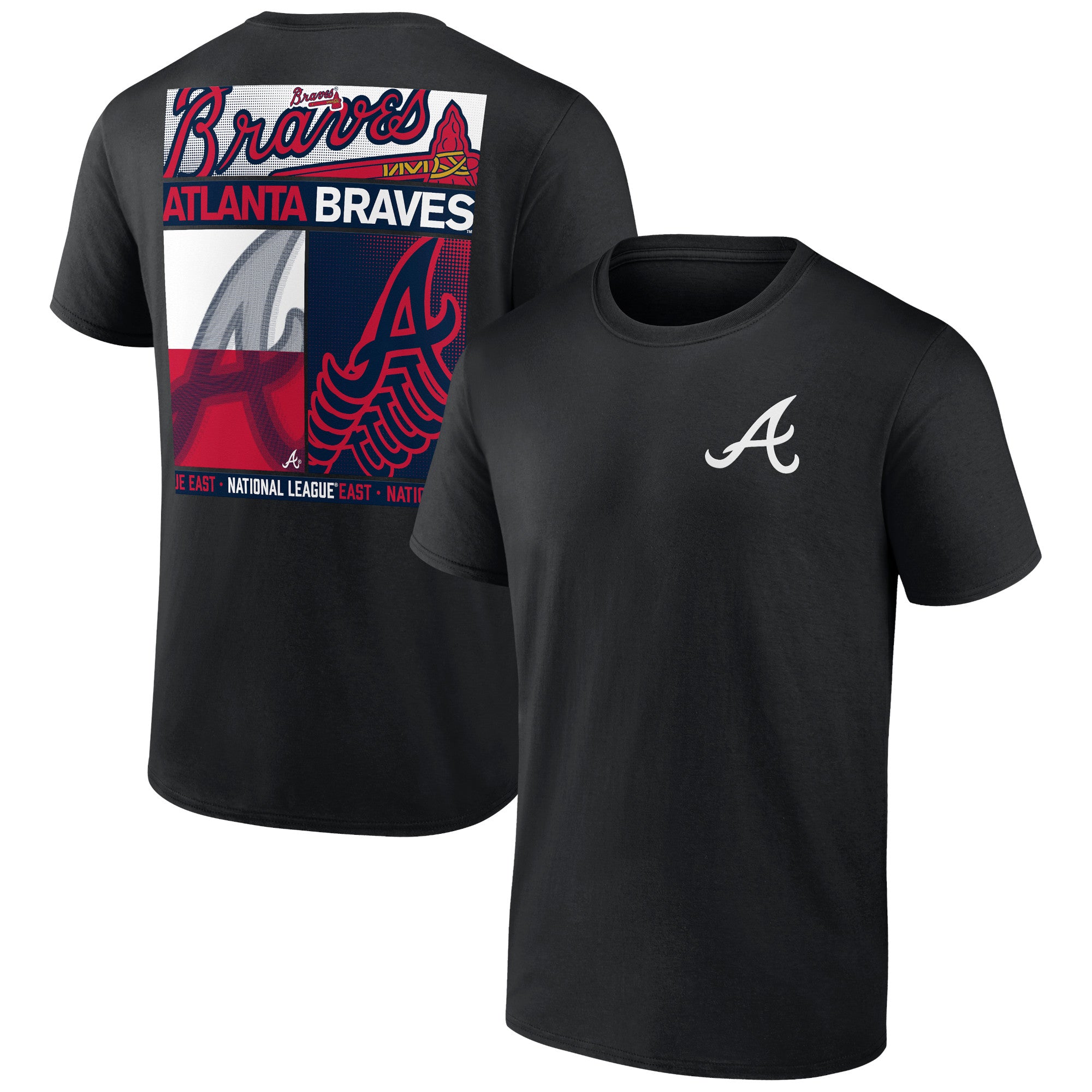 Men's Black Atlanta Braves In Good Graces T-Shirt
