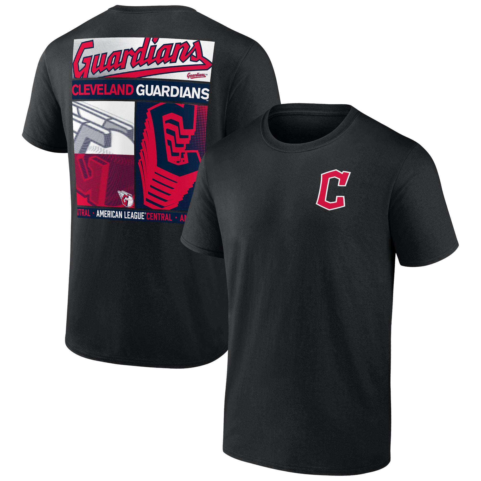 Men's Black Cleveland Guardians In Good Graces T-Shirt