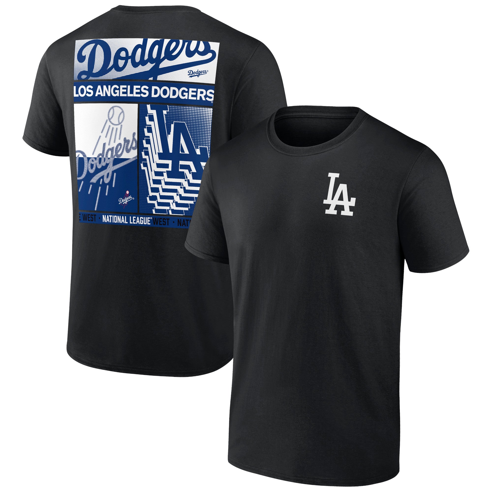 Men's Black Los Angeles Dodgers In Good Graces T-Shirt
