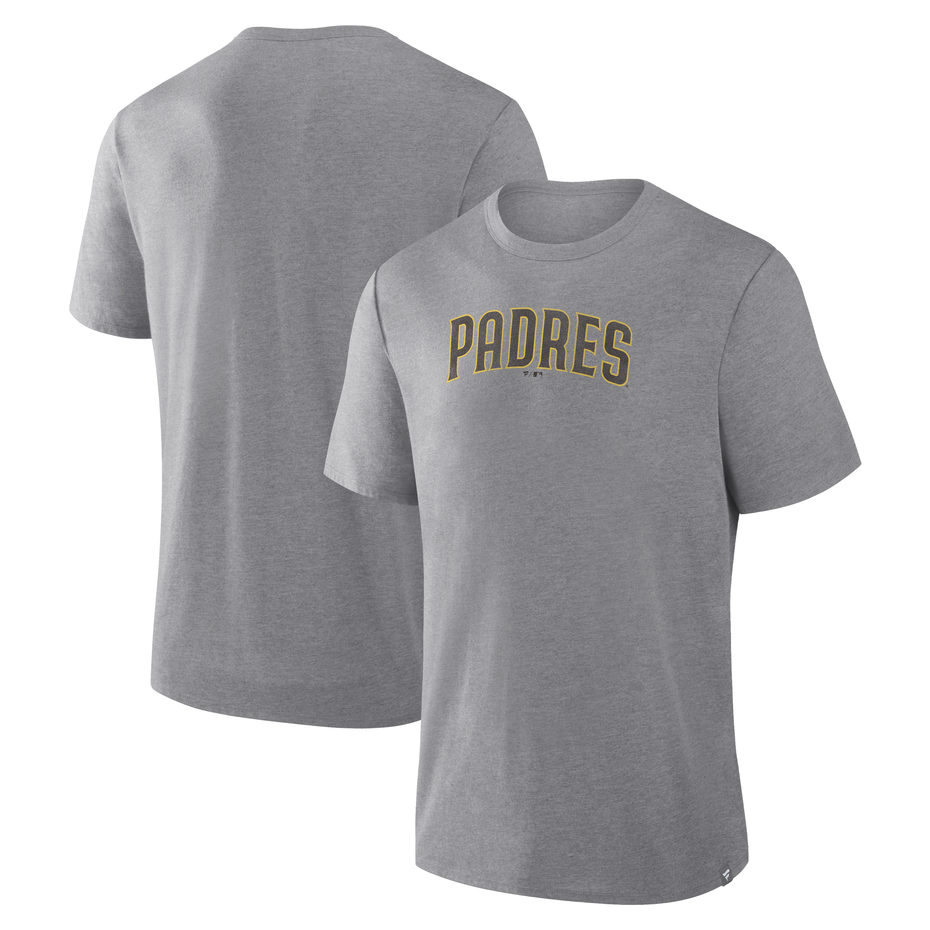 Men's Fanatics Heather Gray San Diego Padres Play Tribute Tri-Blend T-Shirt