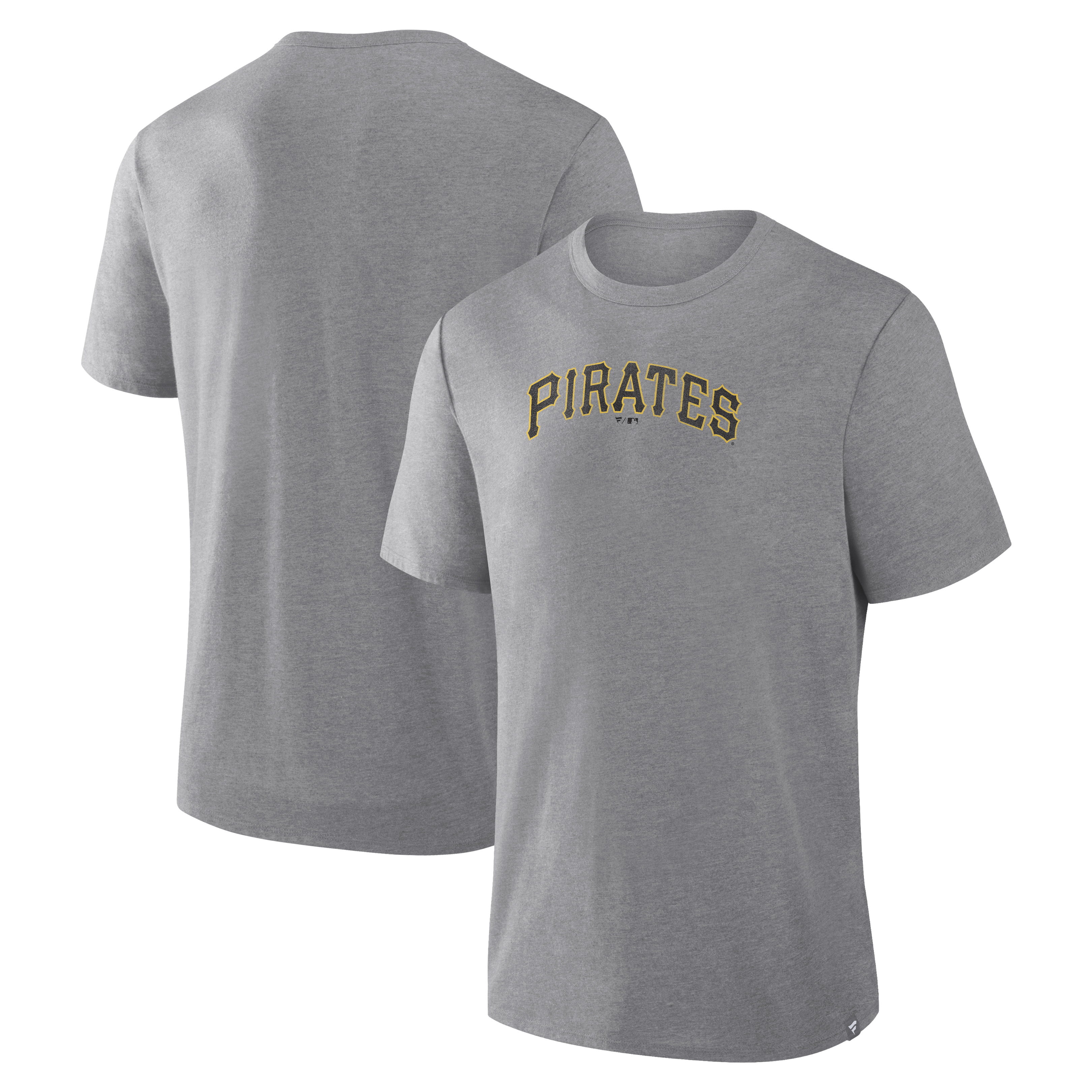 Men's Fanatics Heather Gray Pittsburgh Pirates Play Tribute Tri-Blend T-Shirt