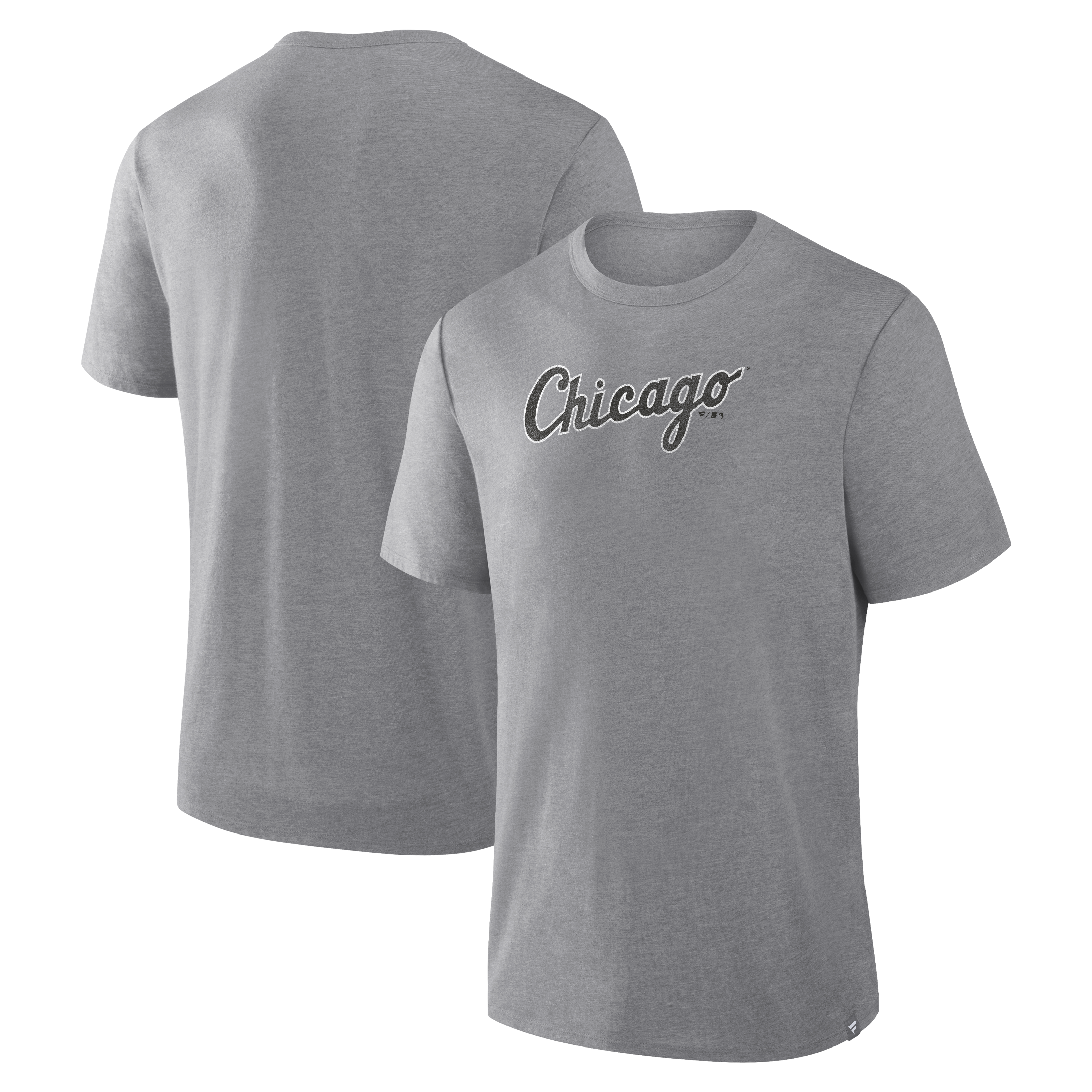 Men's Fanatics Heather Gray Chicago White Sox Play Tribute Tri-Blend T-Shirt