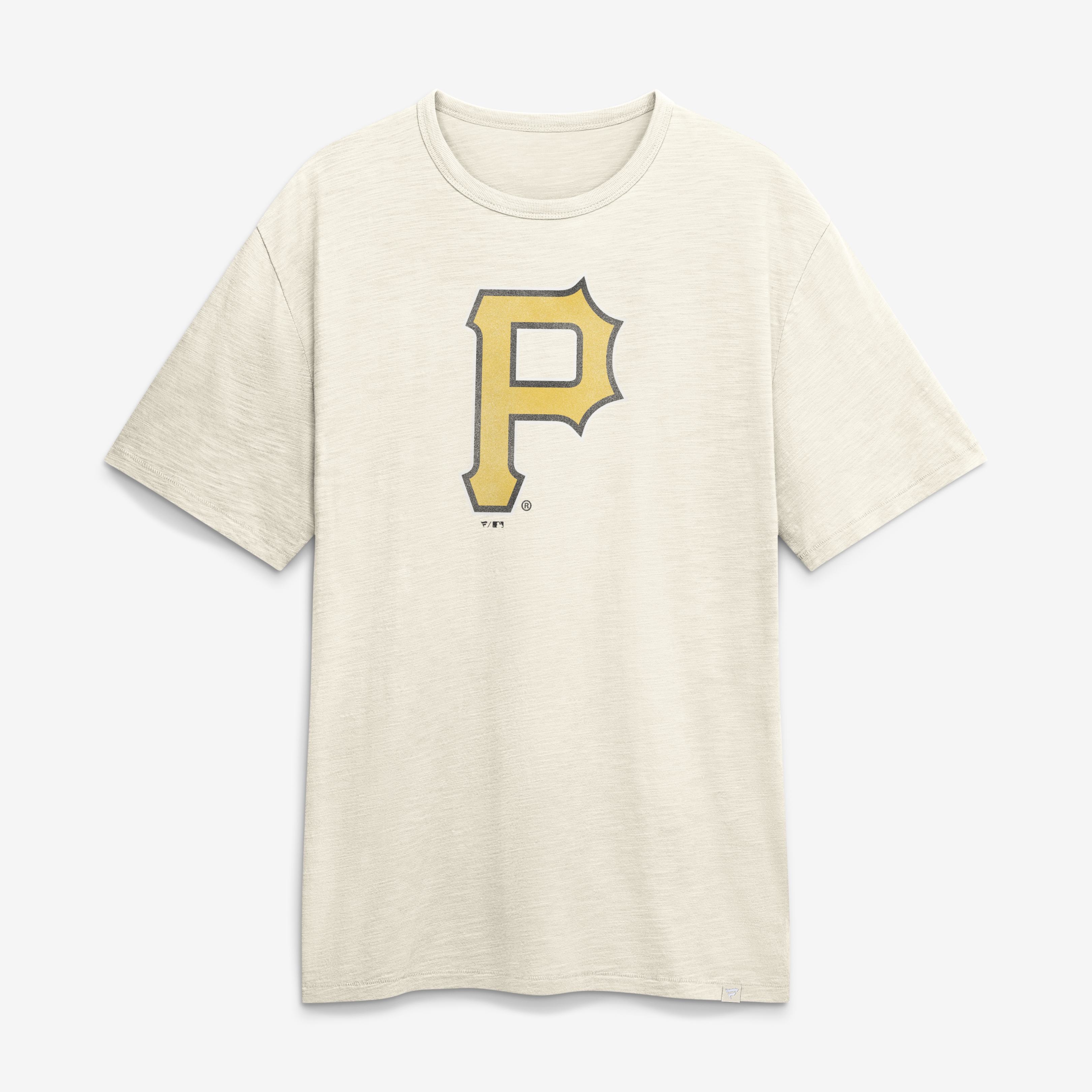 Men's Fanatics Cream Pittsburgh Pirates Stadium Slub T-Shirt