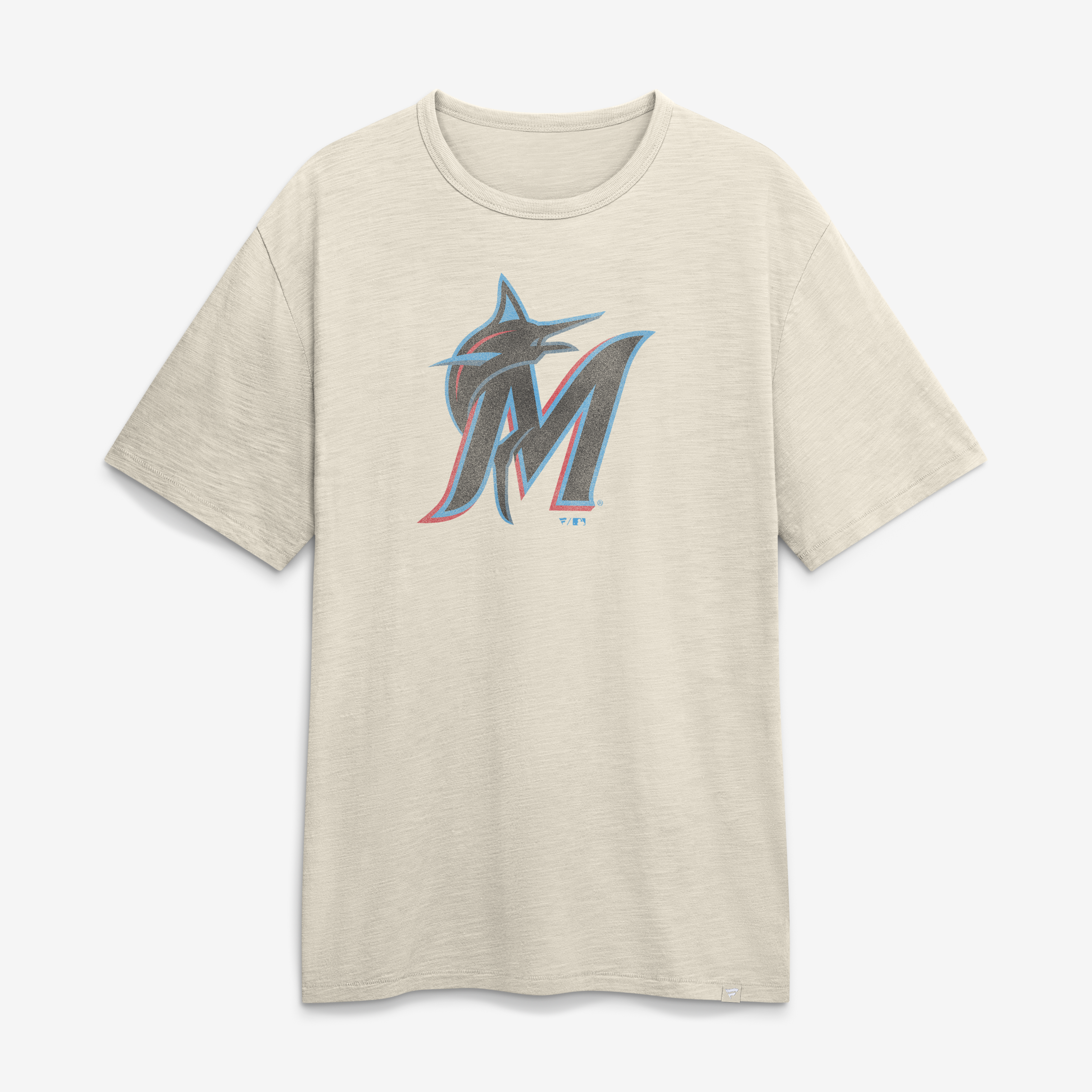 Men's Fanatics Tan Miami Marlins Stadium Slub T-Shirt