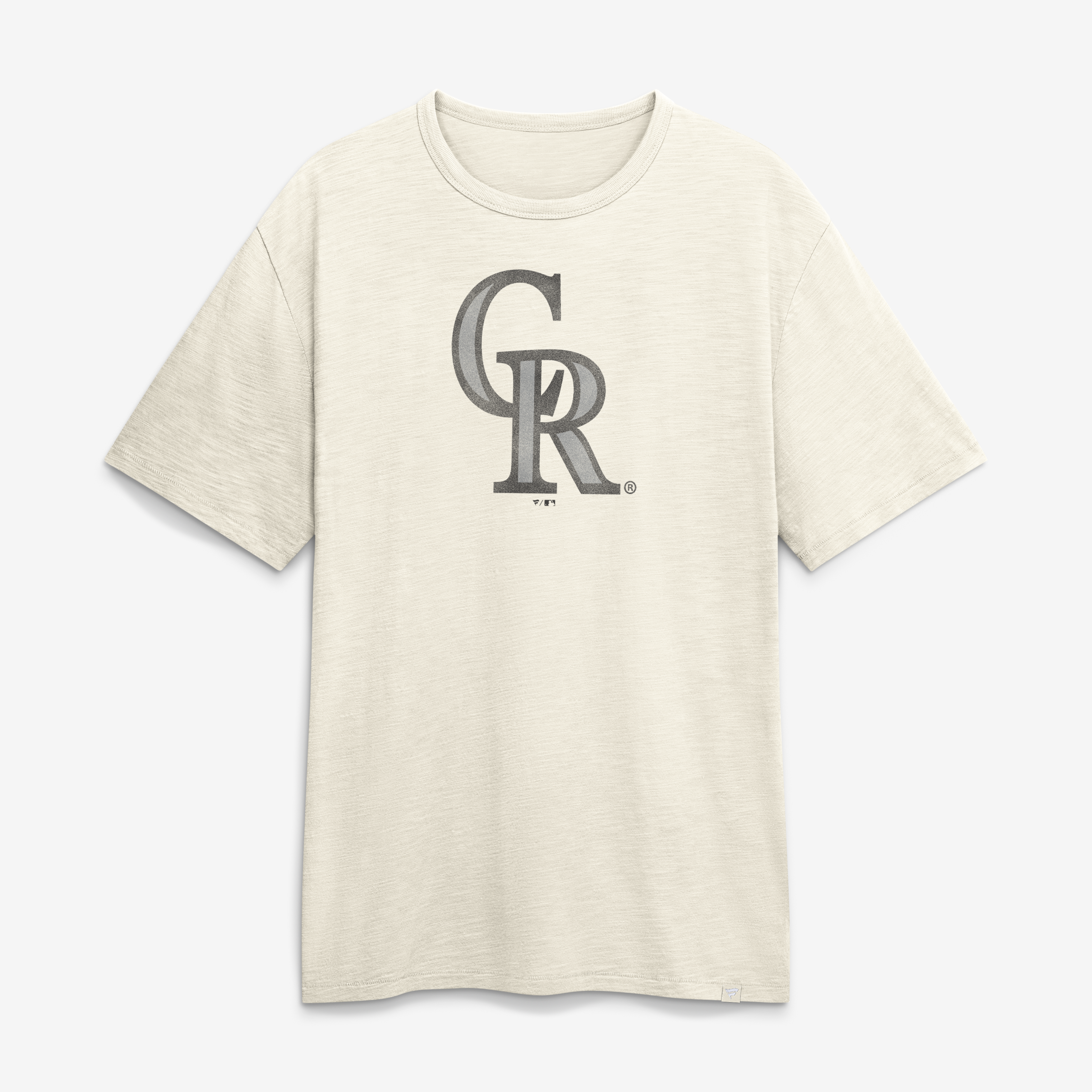 Men's Fanatics Cream Colorado Rockies Stadium Slub T-Shirt