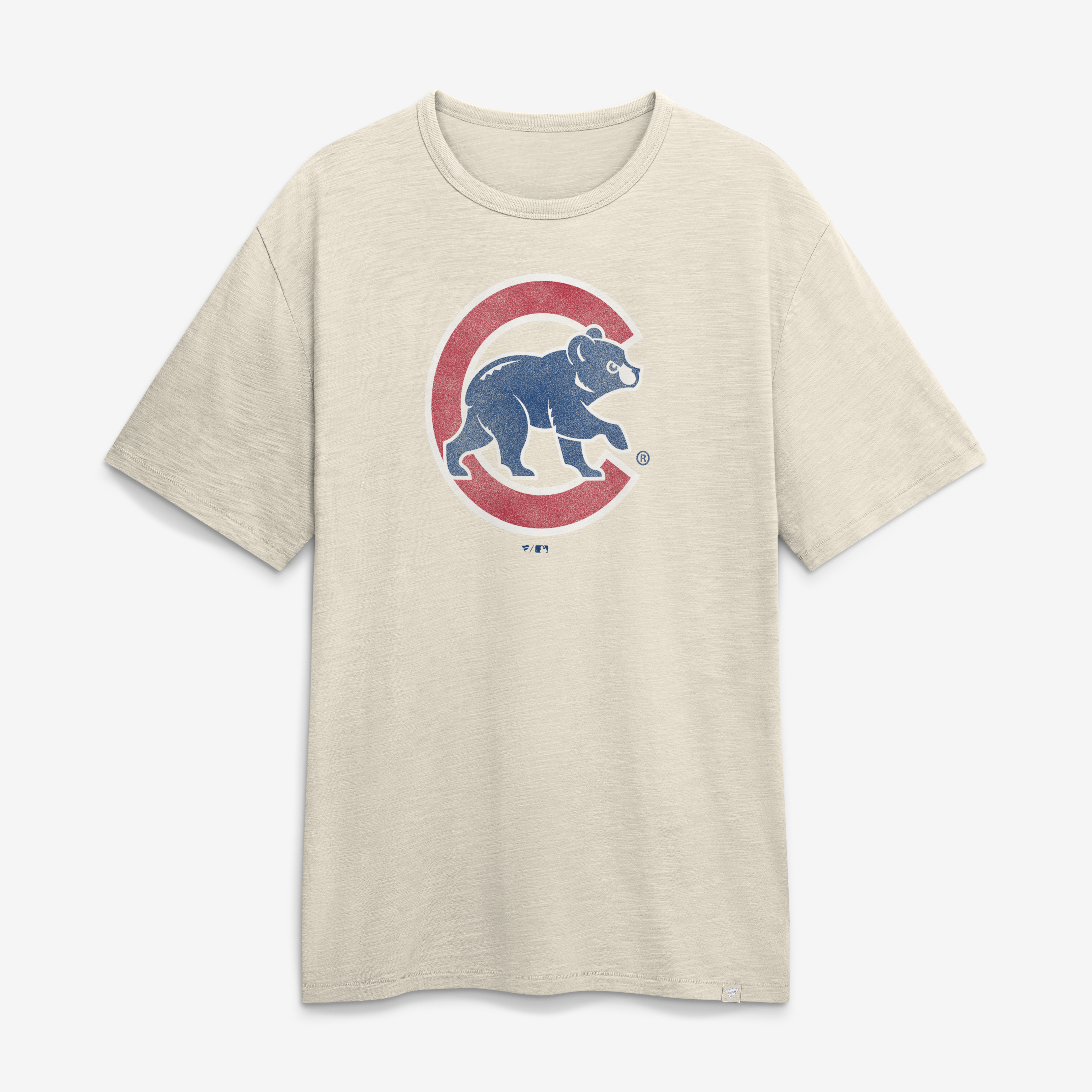Men's Fanatics Tan Chicago Cubs Stadium Slub T-Shirt