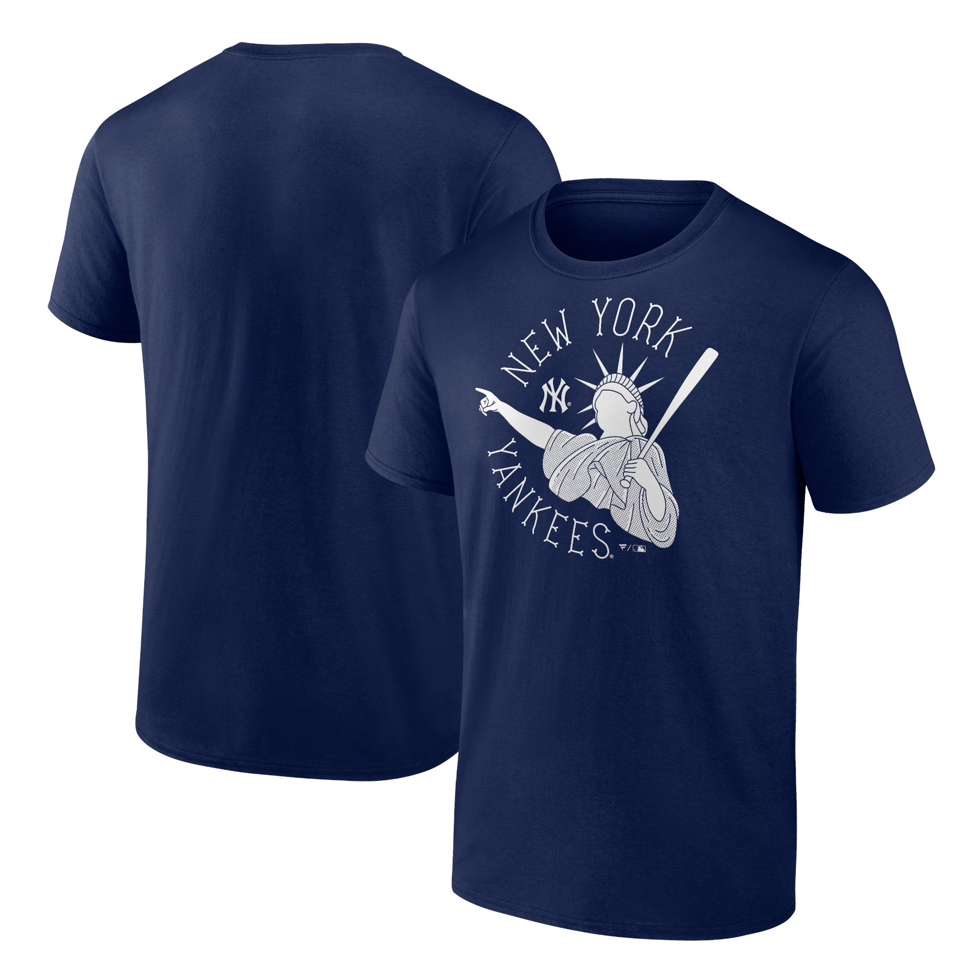 Men's Navy New York Yankees Hometown Collection Liberty Point T-Shirt