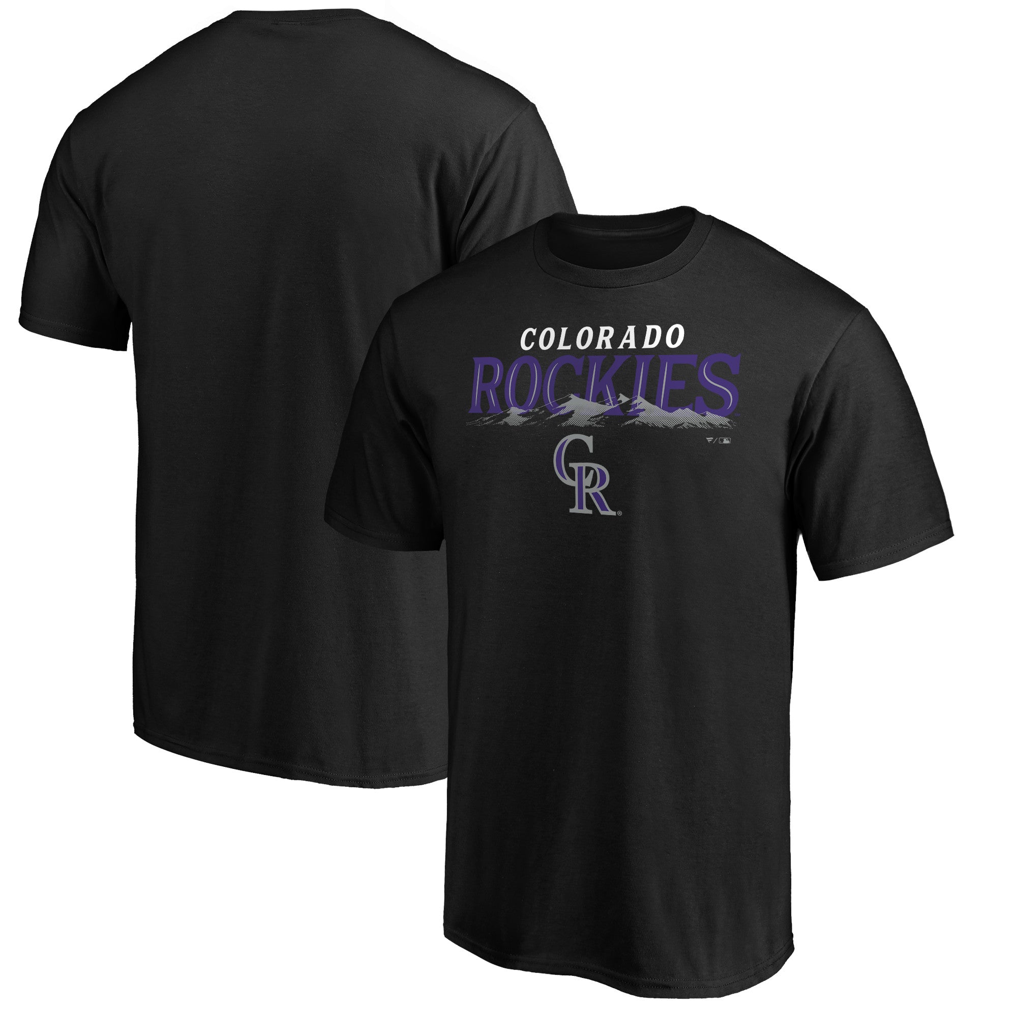 Men's Black Colorado Rockies Team Adrenaline T-Shirt