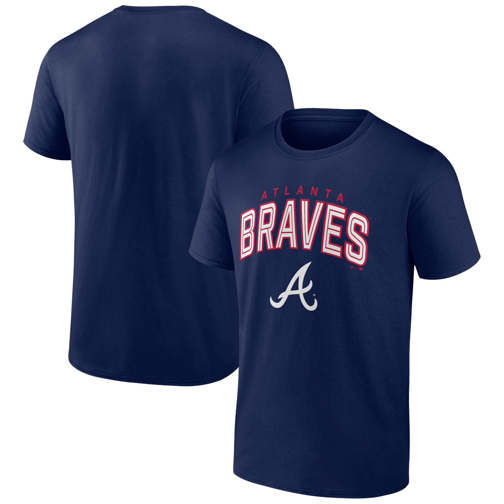 Men's Navy Atlanta Braves Master the Game T-Shirt