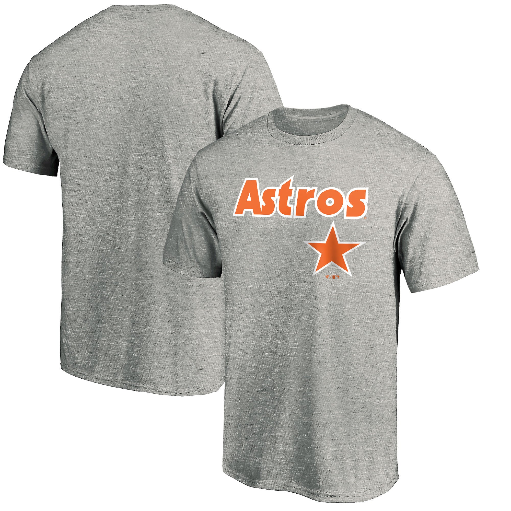 Men's Heather Gray Houston Astros Cooperstown Collection Wahconah T-Shirt