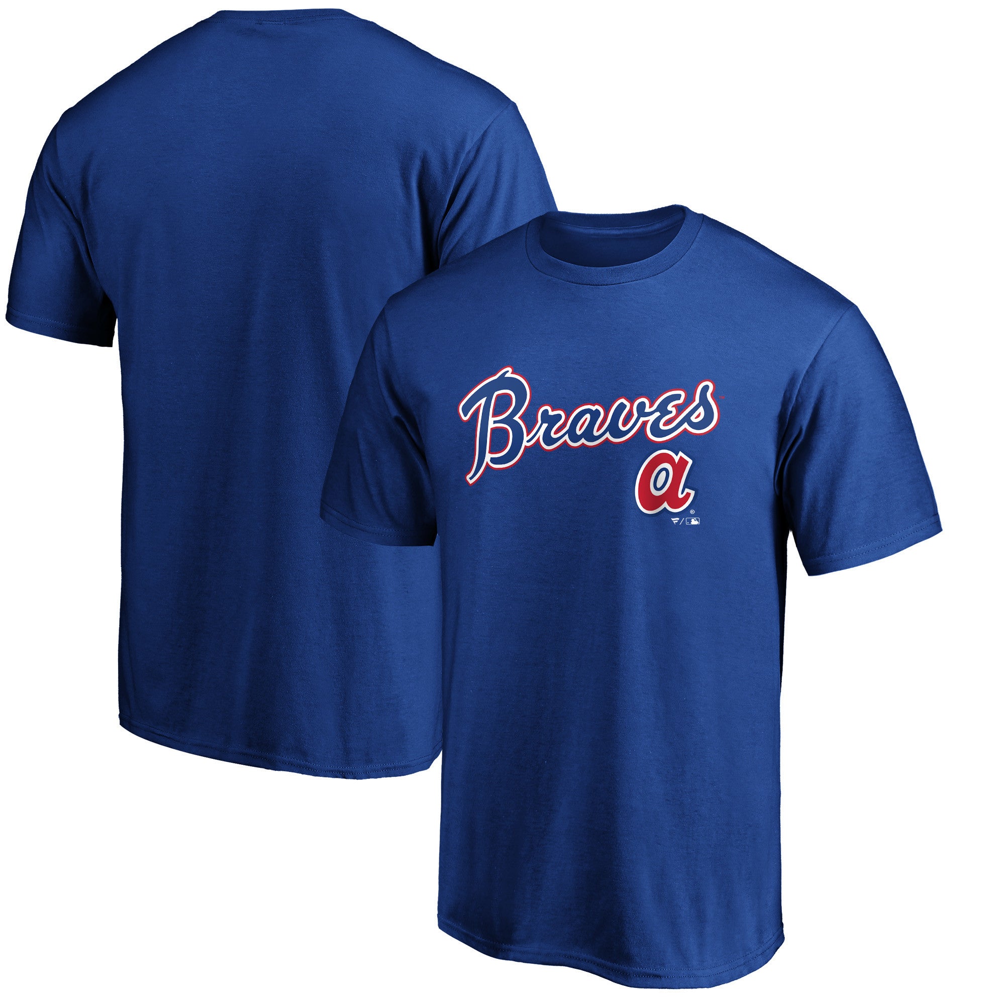 Men's Royal Atlanta Braves Cooperstown Collection Wahconah T-Shirt