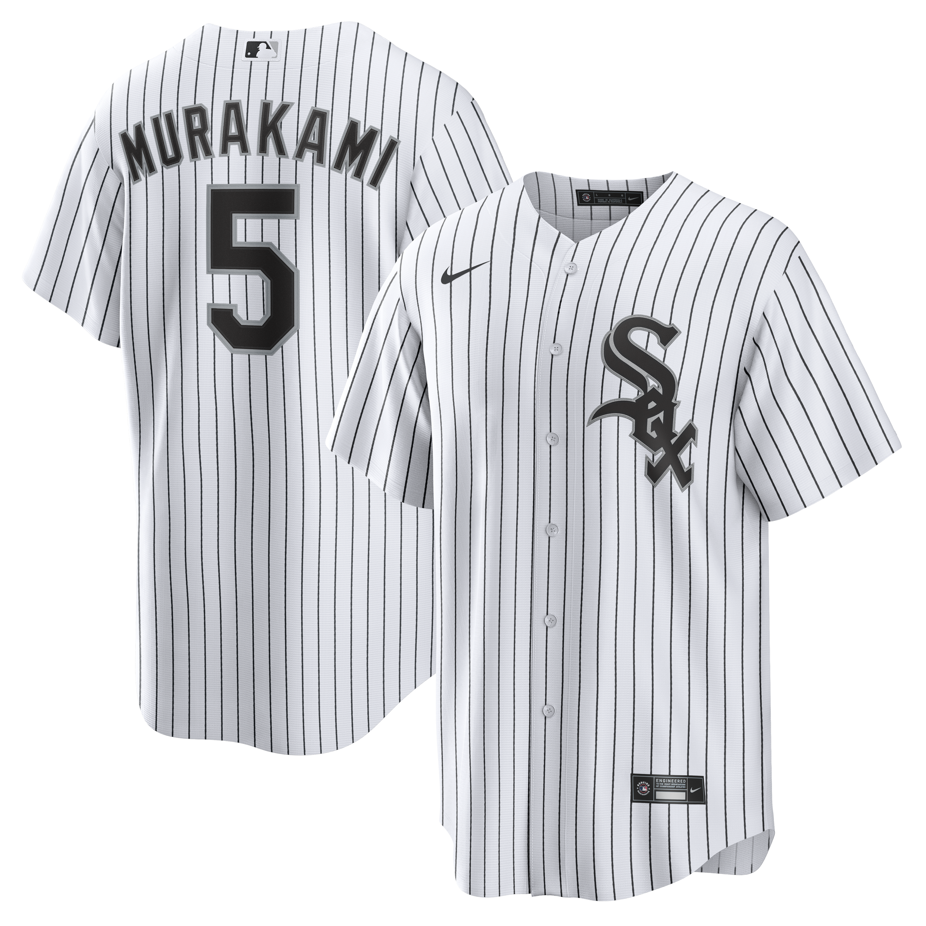 Men's Nike Munetaka Murakami White Chicago White Sox Home Replica Jersey