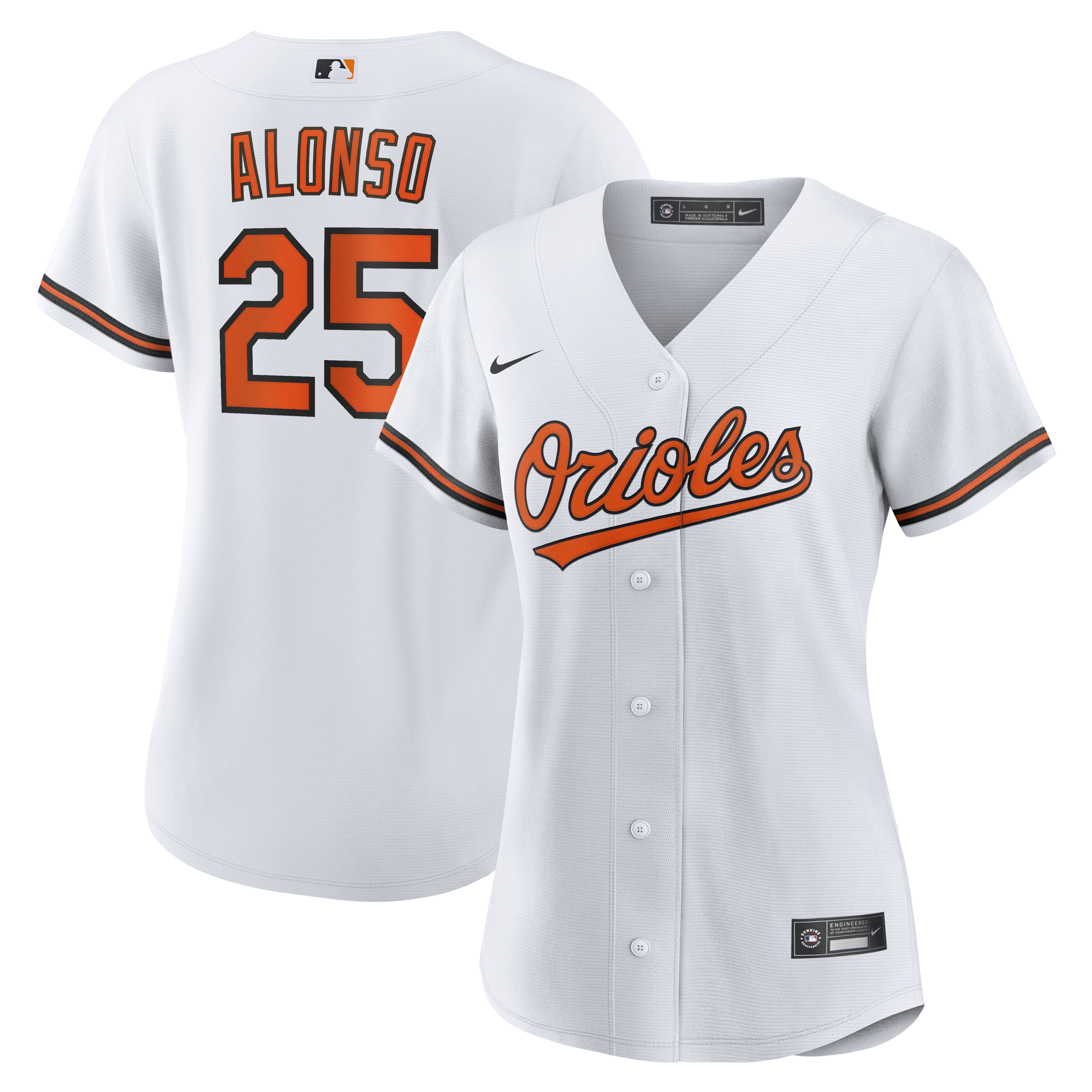 Women's Nike Pete Alonso White Baltimore Orioles Home Replica Jersey