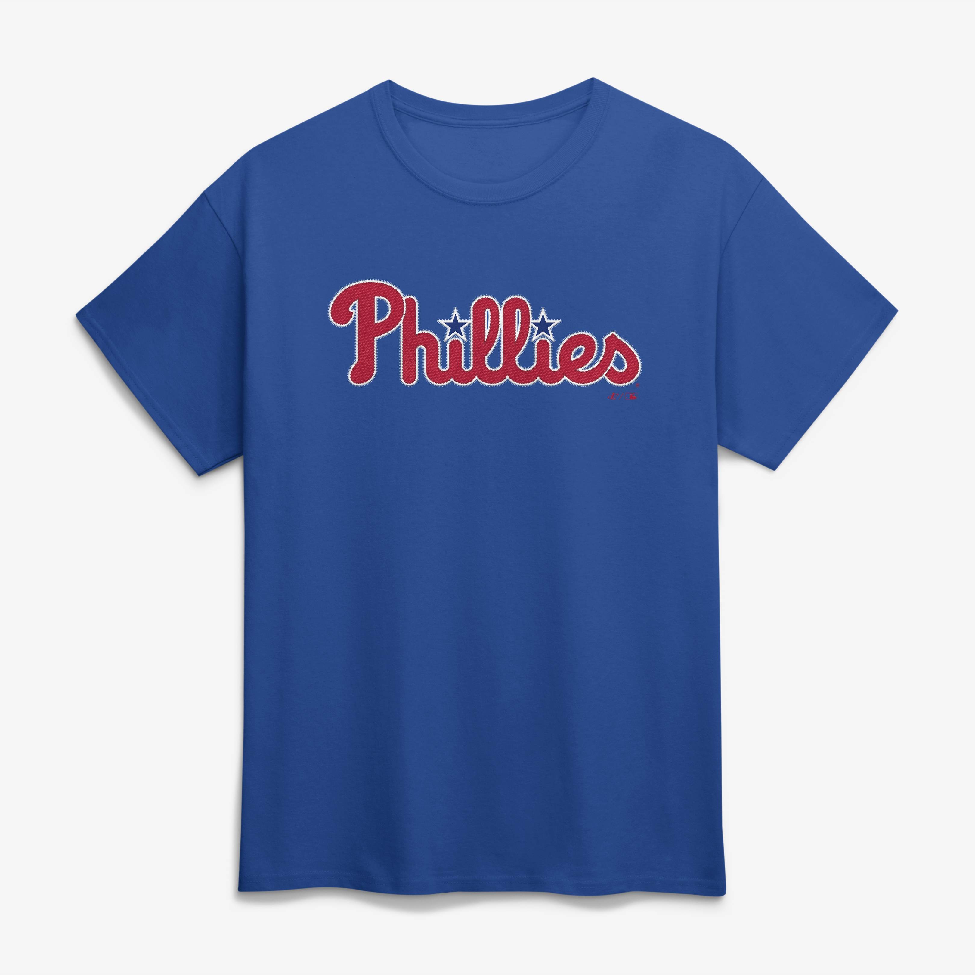 Men's Logo Athletic Royal Philadelphia Phillies Wordmark T-Shirt