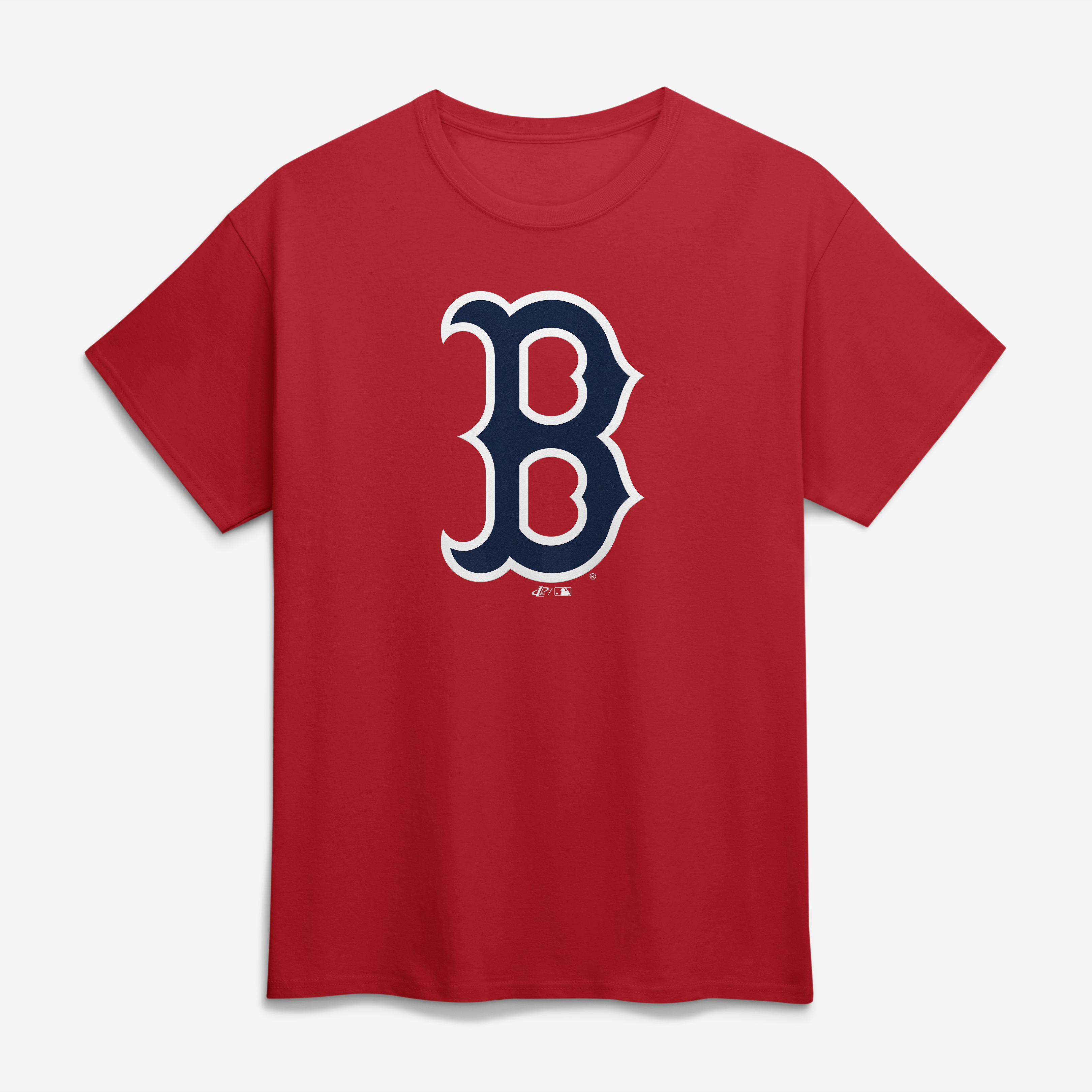 Men's Logo Athletic Red Boston Red Sox Official Logo T-Shirt