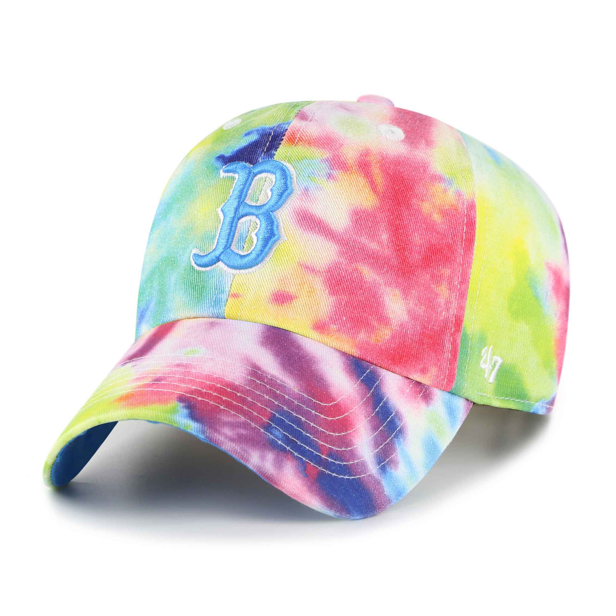 Youth '47 Boston Red Sox Tie-Dye Adjustable Hat