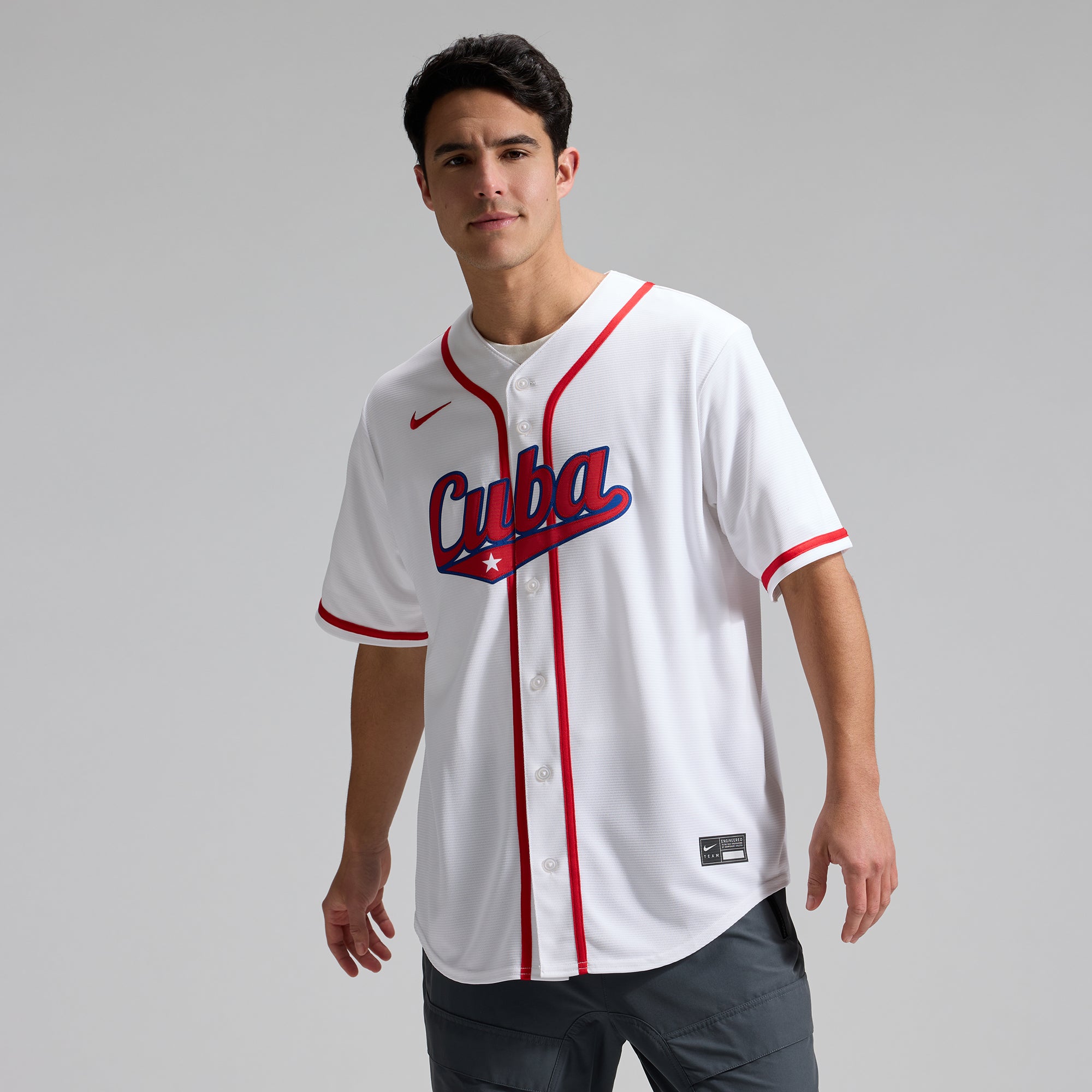Men's Nike White Cuba Baseball 2026 World Baseball Classic Home Stadium Jersey