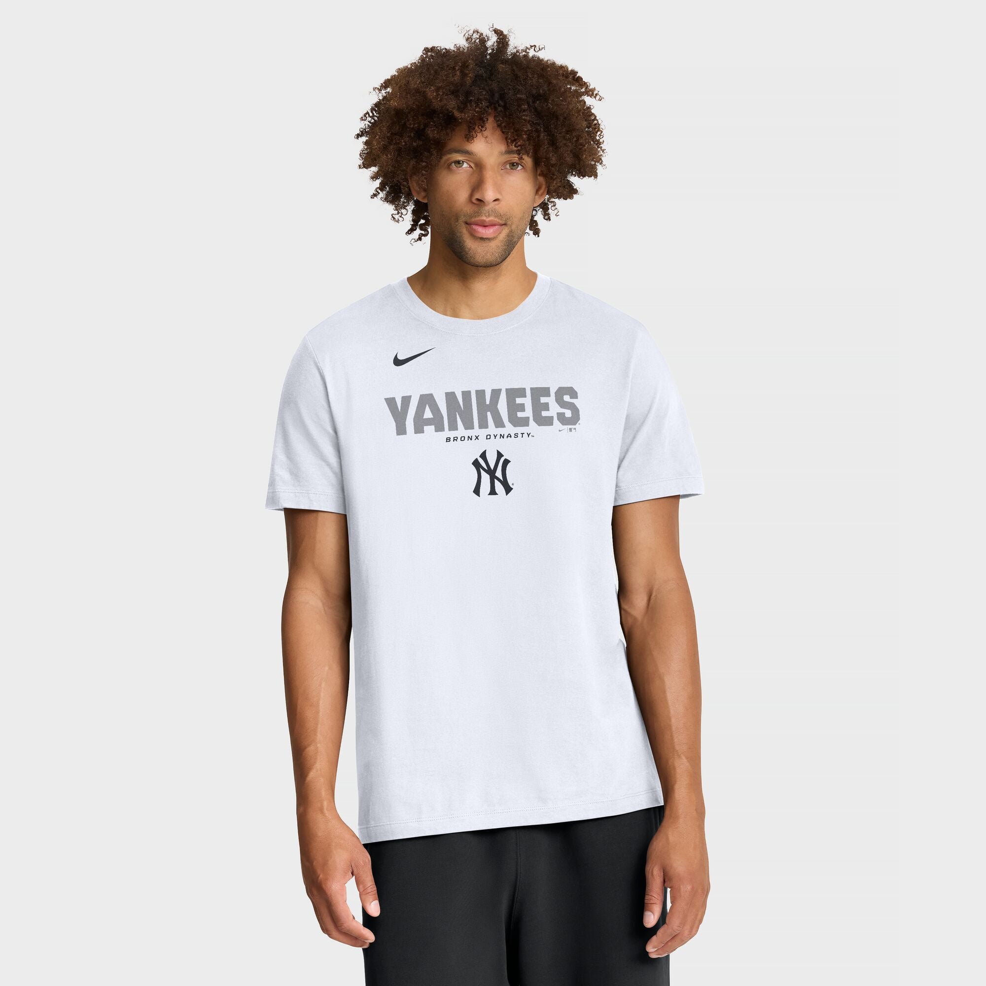 Men's Nike White New York Yankees Bold Team Name T-Shirt
