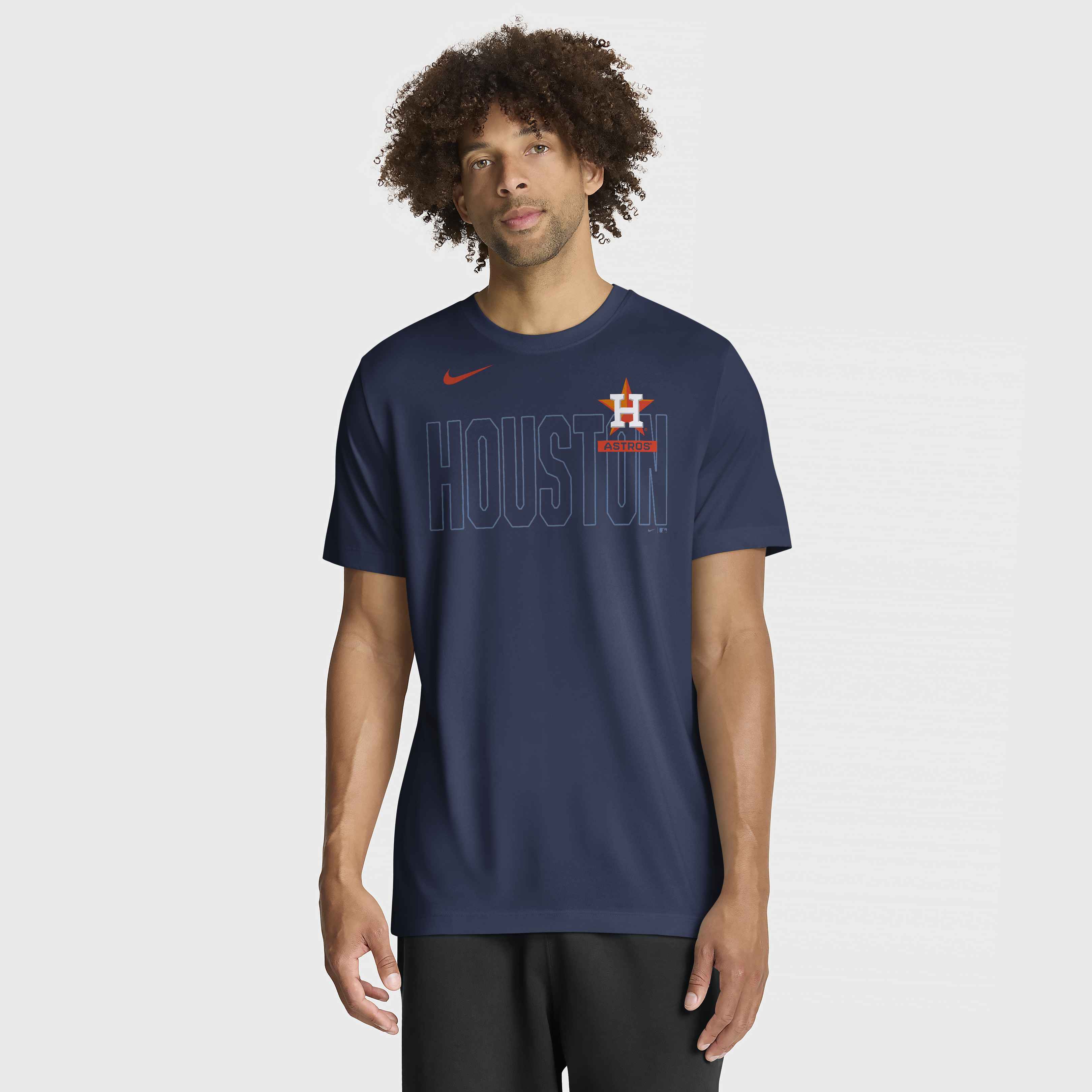 Men's Nike Navy Houston Astros Knockout Team Legend Dri-FIT T-Shirt