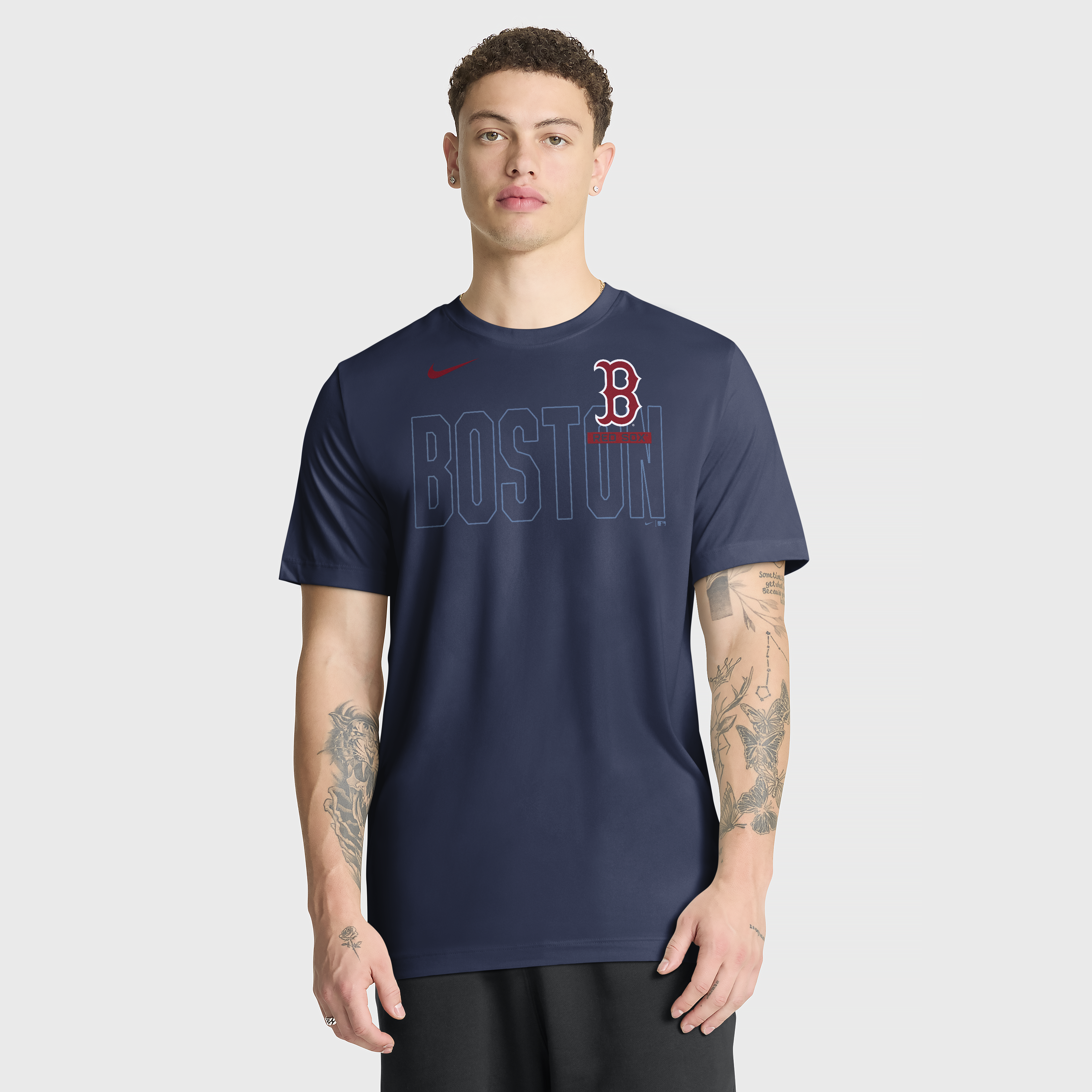 Men's Nike Navy Boston Red Sox Knockout Team Legend Dri-FIT T-Shirt