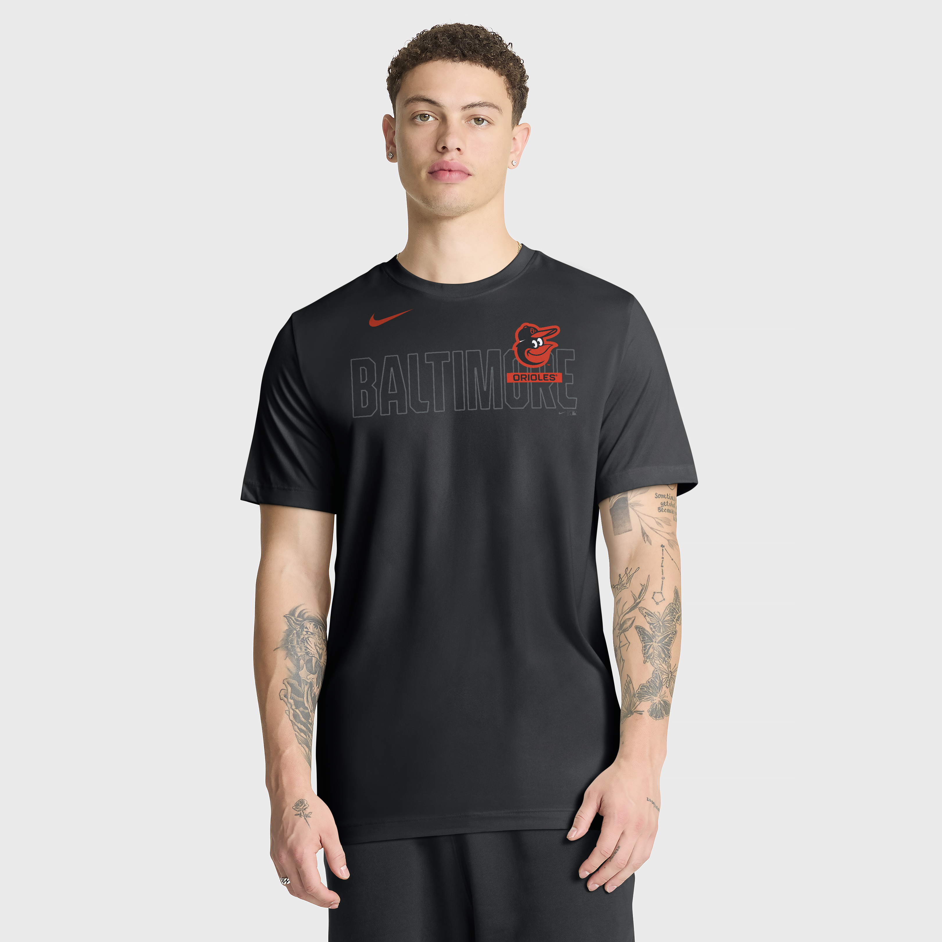 Men's Nike Black Baltimore Orioles Knockout Team Legend Dri-FIT T-Shirt