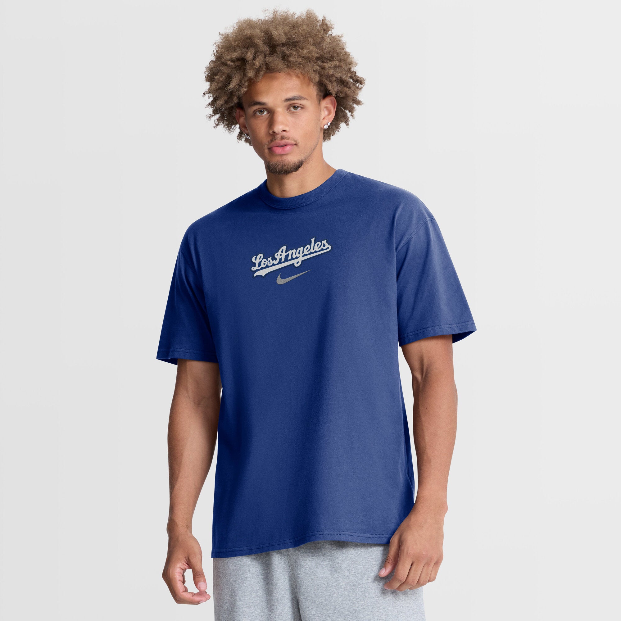 Men's Nike Royal Los Angeles Dodgers City Name Max 90 T-Shirt