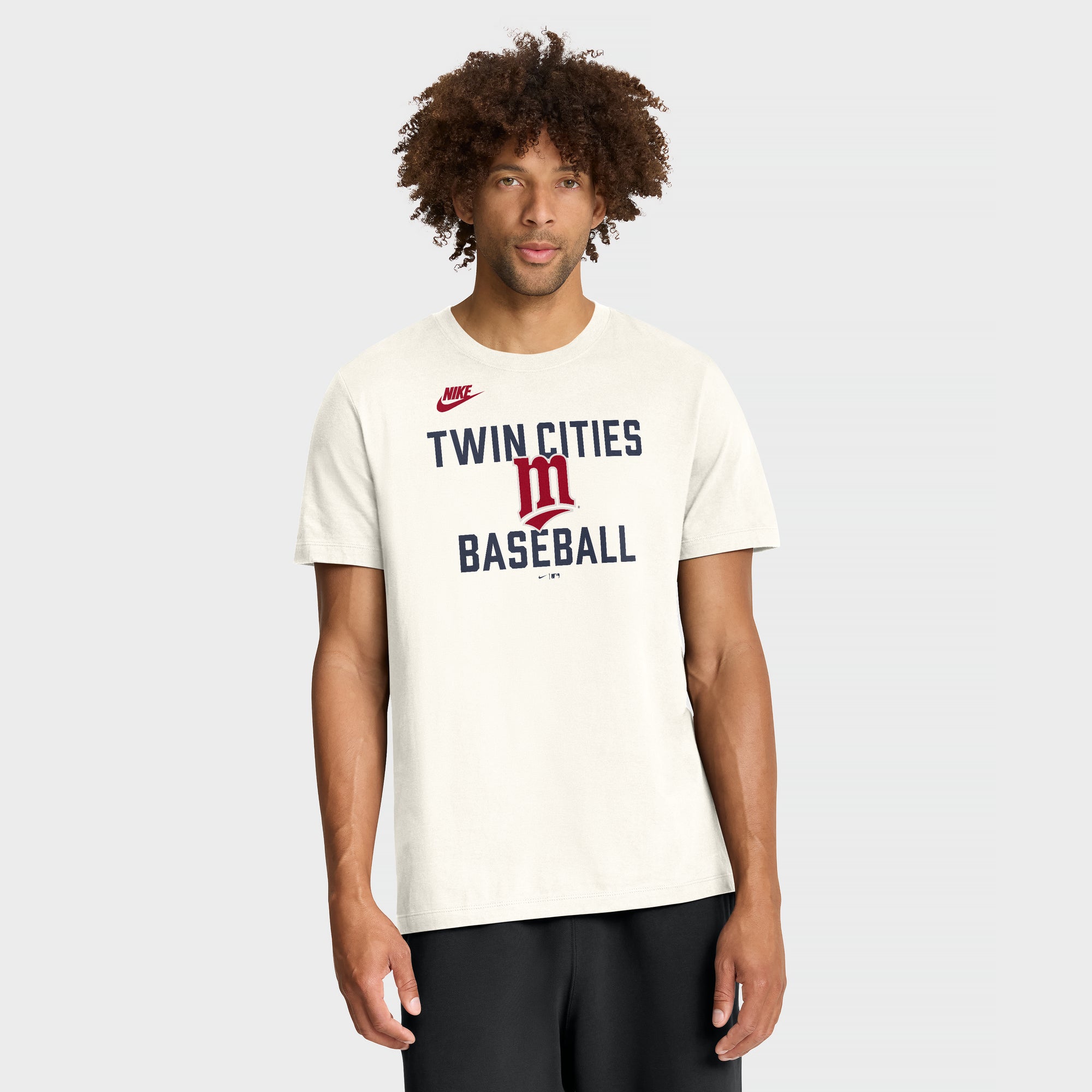 Men's Nike Cream Minnesota Twins Cooperstown Collection ‘70s Inspired T-Shirt