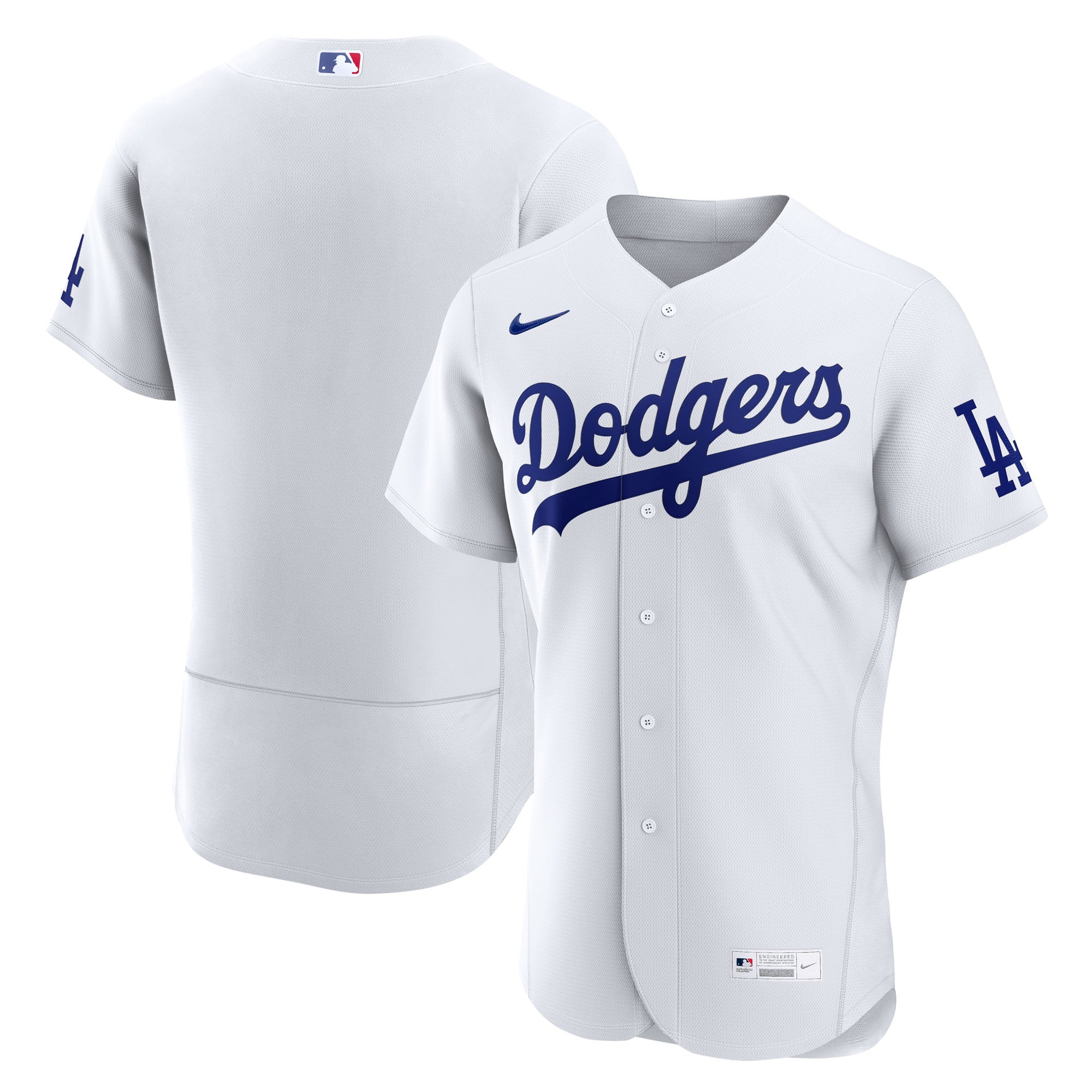 Men's Nike  White Los Angeles Dodgers Home Authentic Jersey