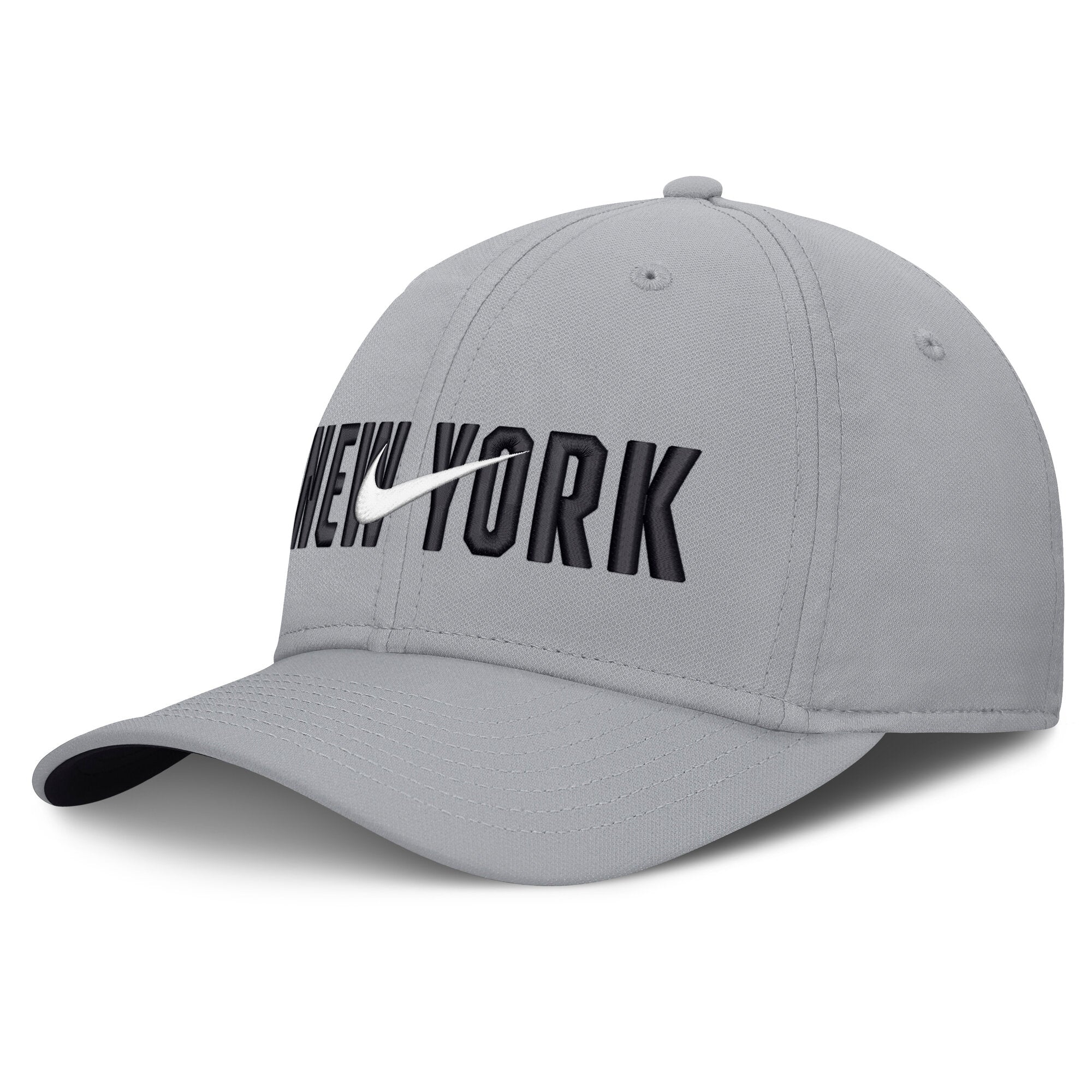 Men's Nike  Gray New York Yankees Primetime Dri-FIT Rise Bozz Flex Hat