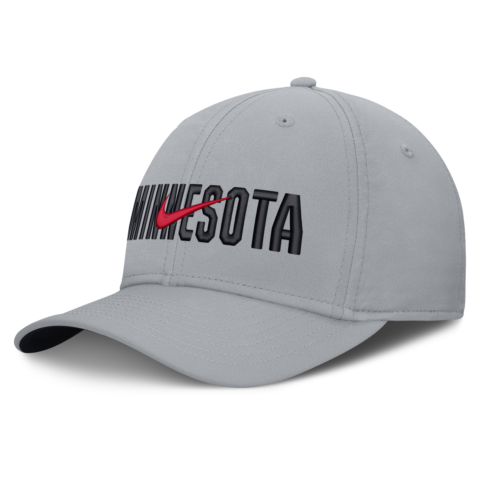 Men's Nike  Gray Minnesota Twins Primetime Dri-FIT Rise Bozz Flex Hat