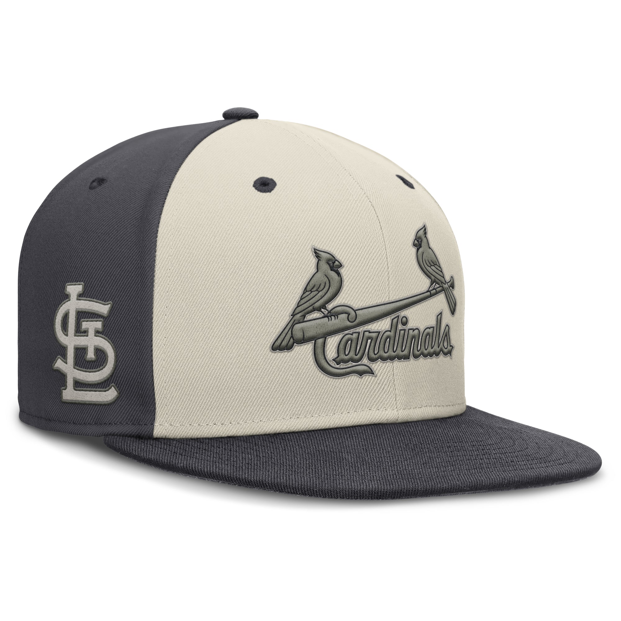 Men's Nike  Cream St. Louis Cardinals Dri-FIT True Fitted Hat