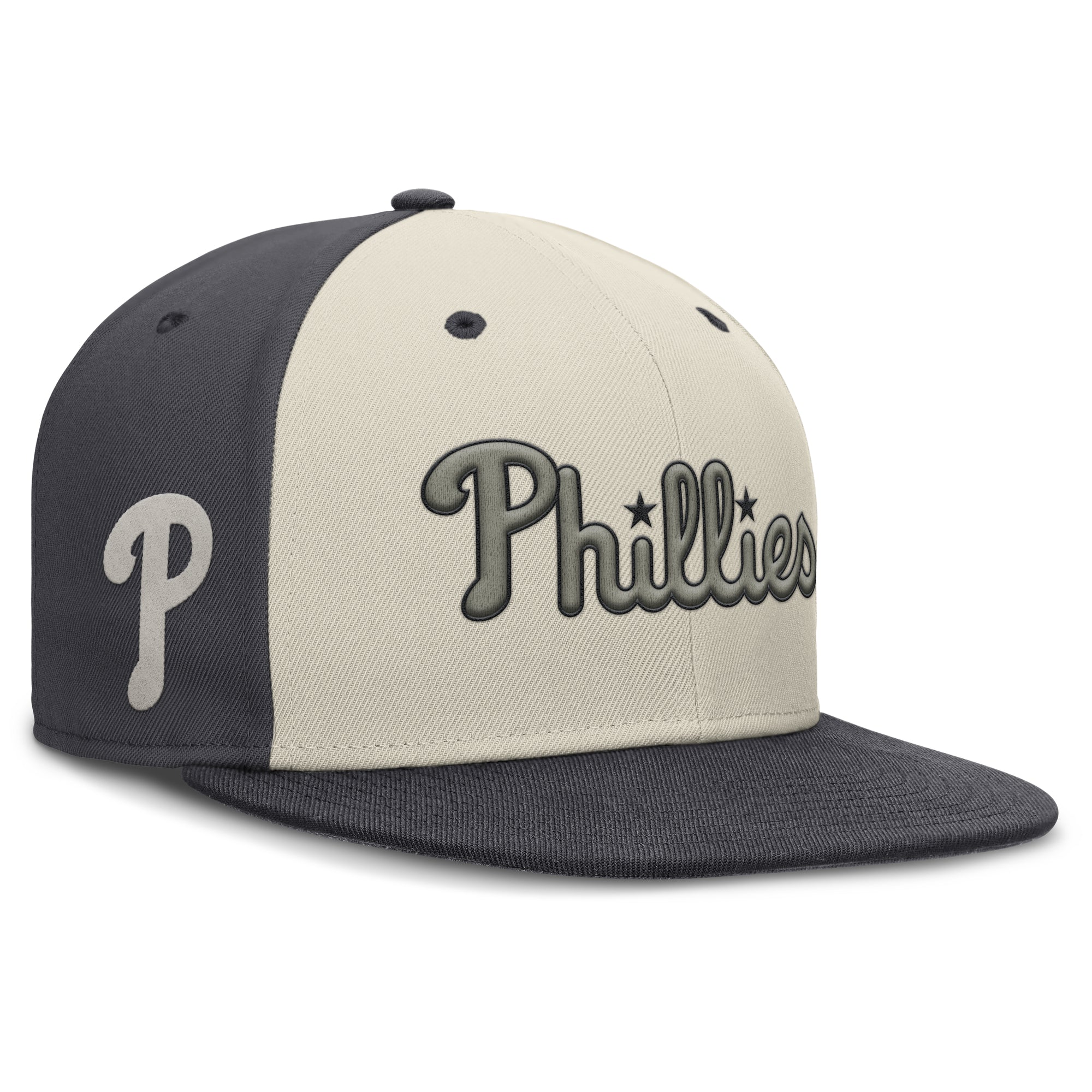 Men's Nike  Cream Philadelphia Phillies Dri-FIT True Fitted Hat